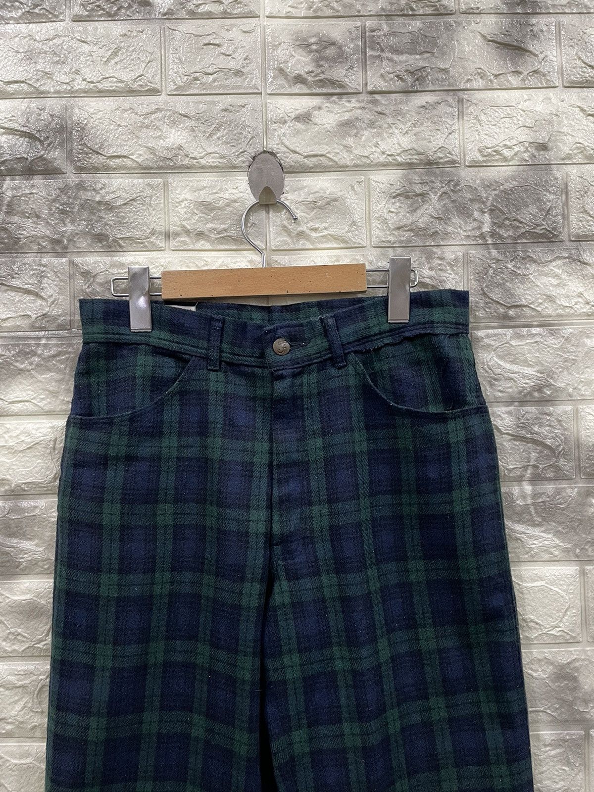 Farah × Vintage VINTAGE FARAH CHECKERED PANTS Size US 28 / EU 44 - 2 Thumbnail