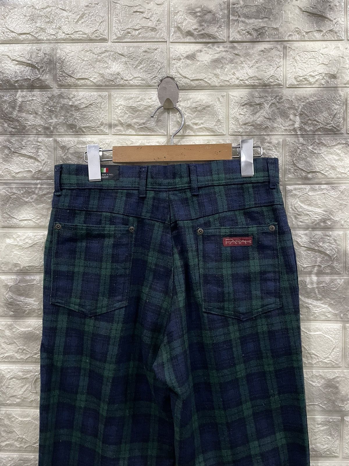Farah × Vintage VINTAGE FARAH CHECKERED PANTS Size US 28 / EU 44 - 4 Thumbnail