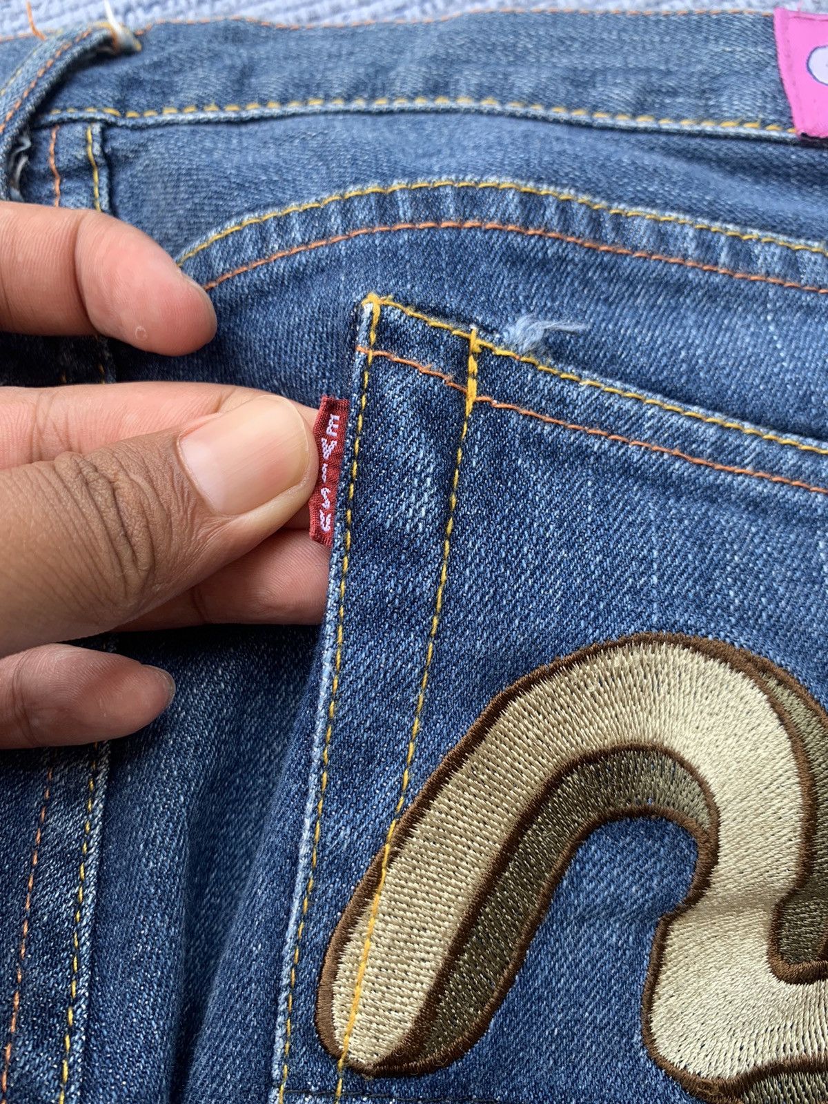 Evisu evisu donna 3d dicock Size 32" / US 10 / IT 46 - 8 Thumbnail