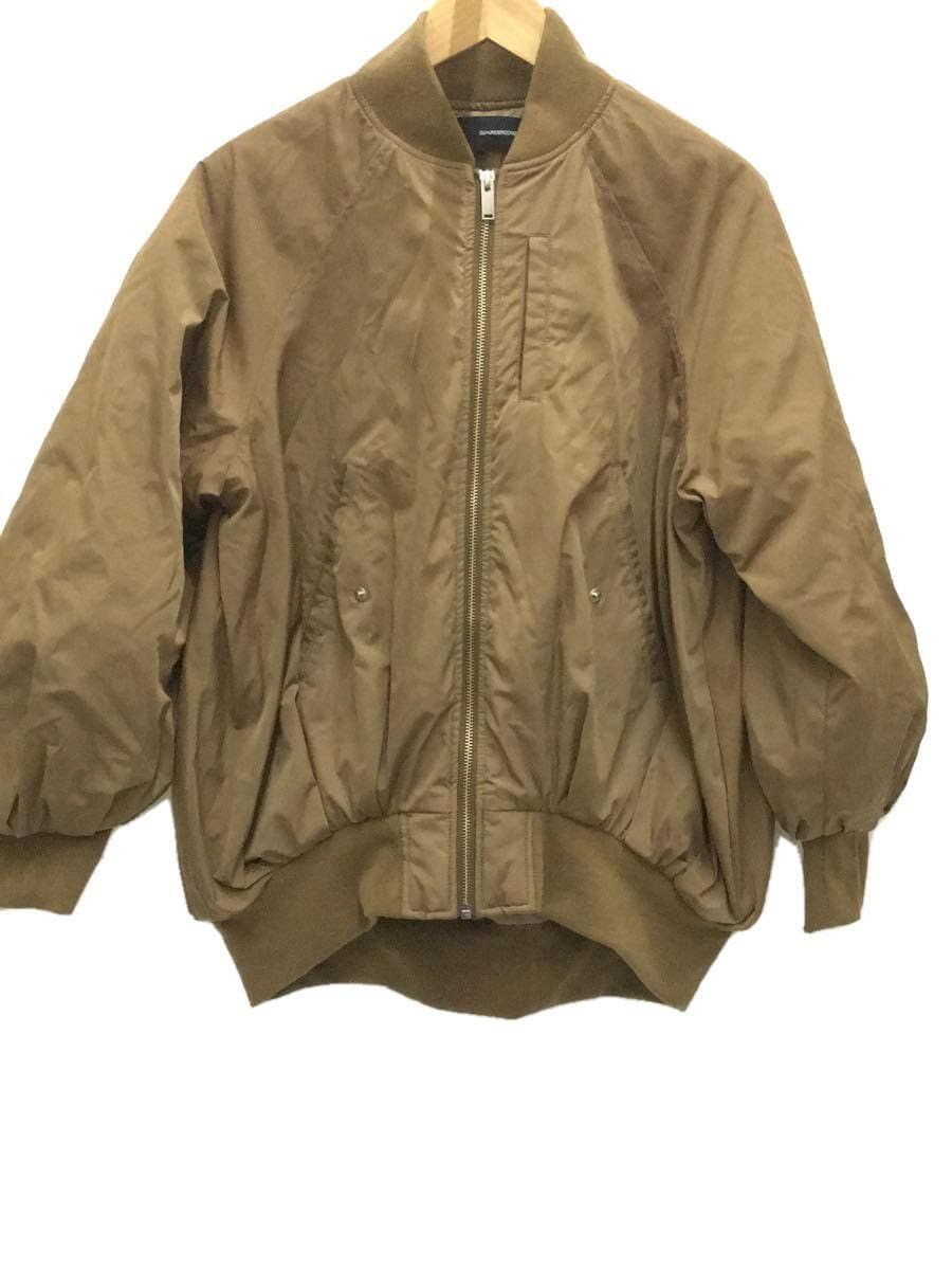 image of Undercover Gu Oversized Flight Jacket in Brown, Men's (Size Medium)