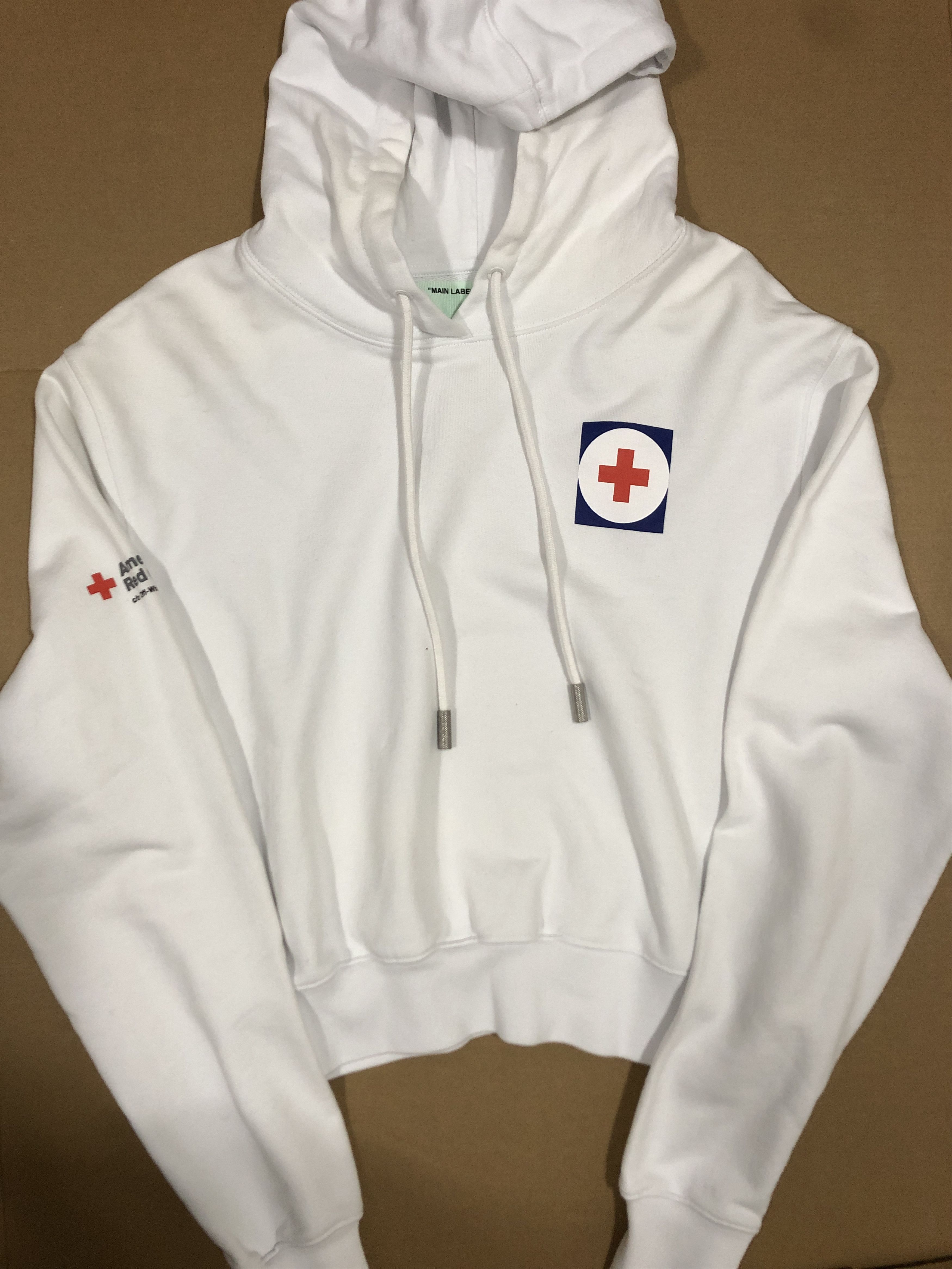 Off-White × Virgil Abloh Off-White X American Red Cross women's hoodie Size XS / US 0-2 / IT 36-38 - 2 Thumbnail