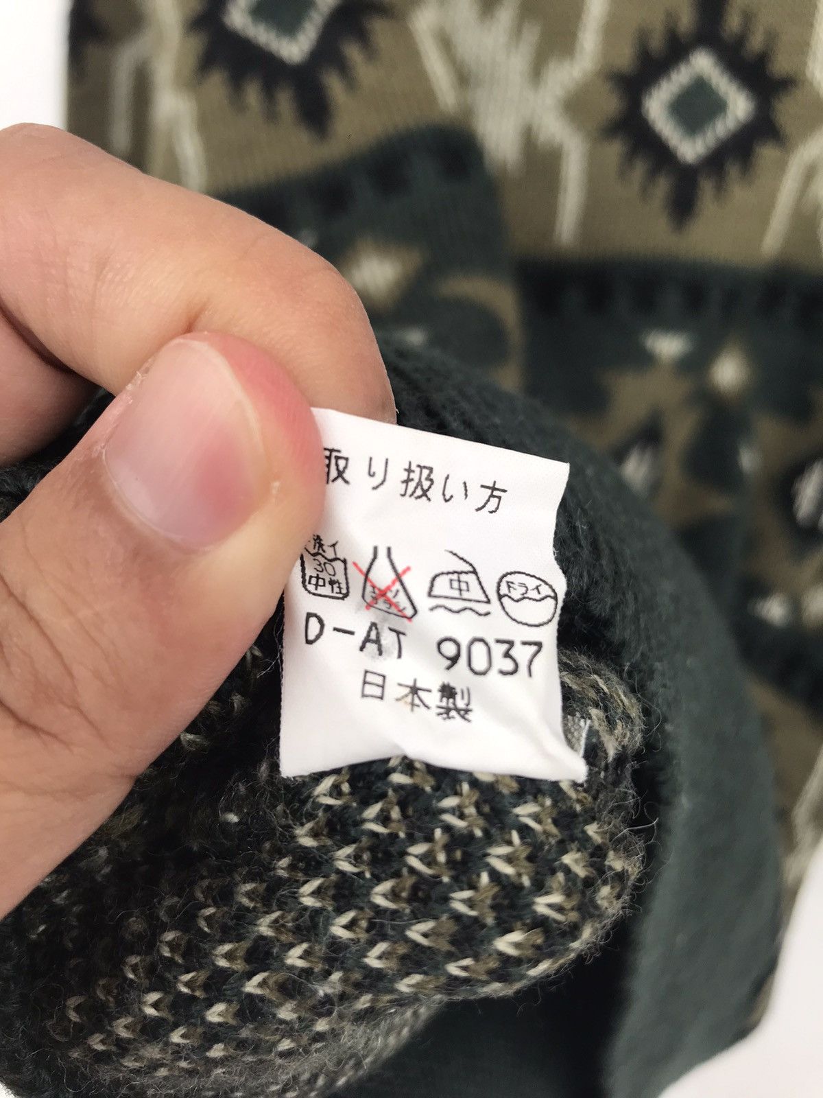 Japanese Brand Vintage Authentic Romo Navajo Sweater Size US L / EU 52-54 / 3 - 5 Thumbnail