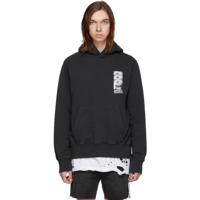 RITUALS HOODIE BACK TO BLACK