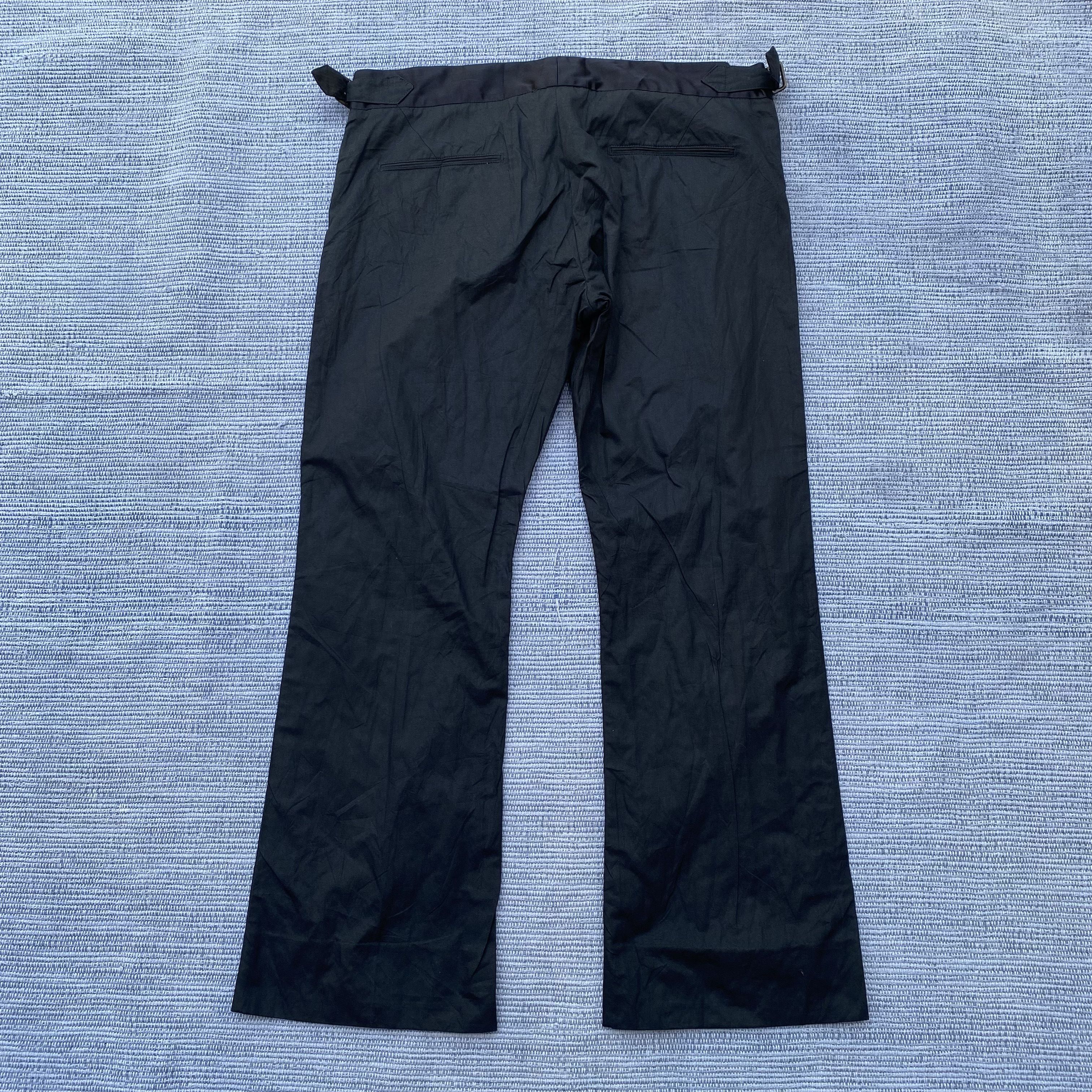 Vintage black cotton pants Size US 34 / EU 50 - 7 Thumbnail