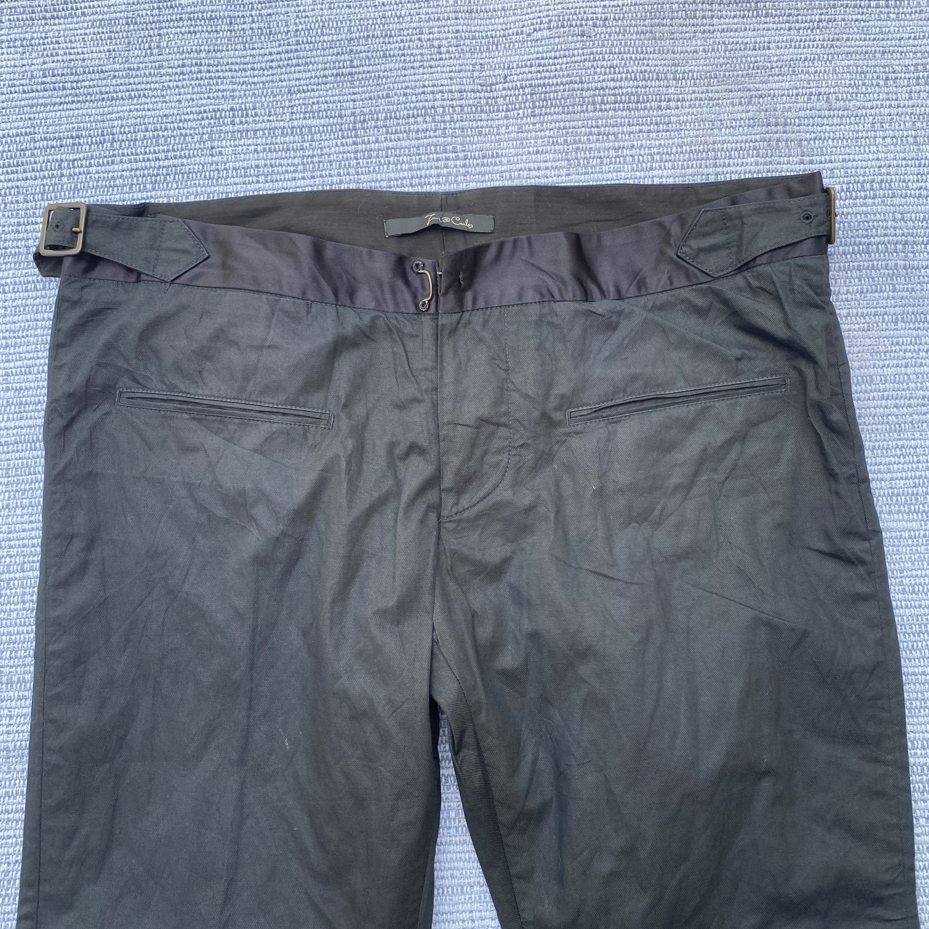 Vintage black cotton pants Size US 34 / EU 50 - 1 Thumbnail