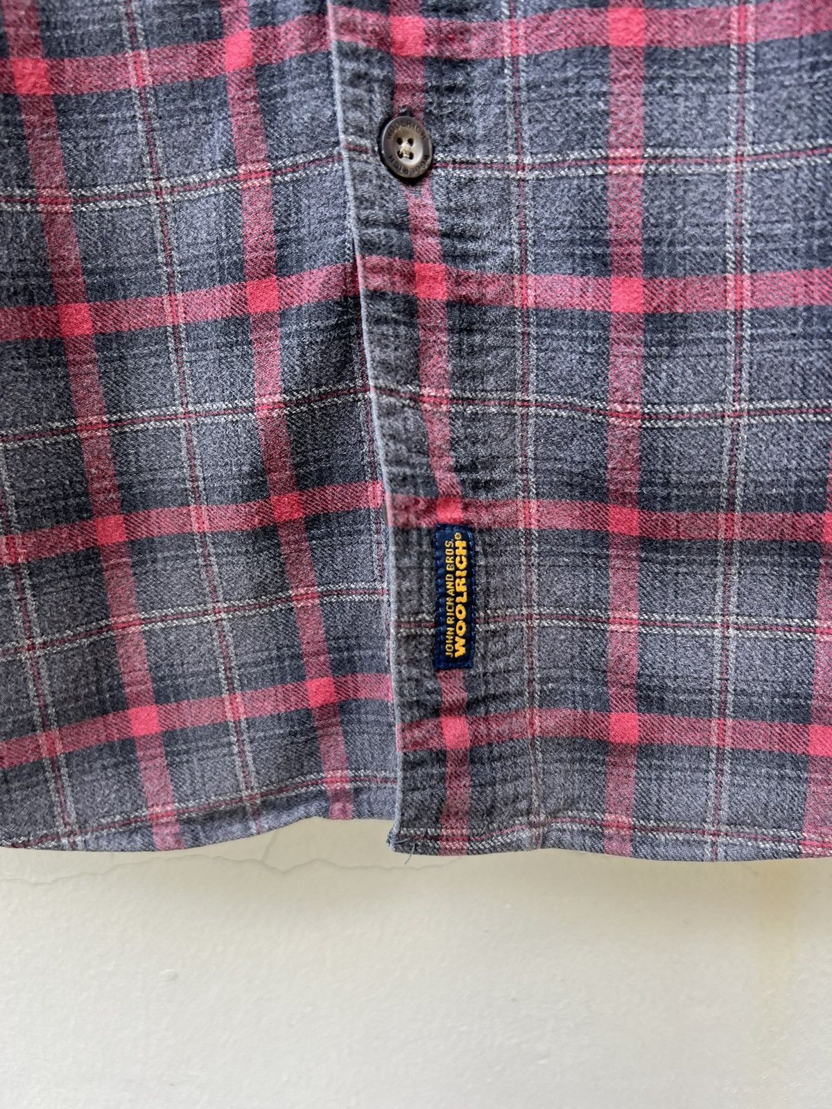 Woolrich Woolen Mills Vintage Woolrich John Rich & Bros Fade Plaid Flannel Shirt Size US M / EU 48-50 / 2 - 9 Thumbnail