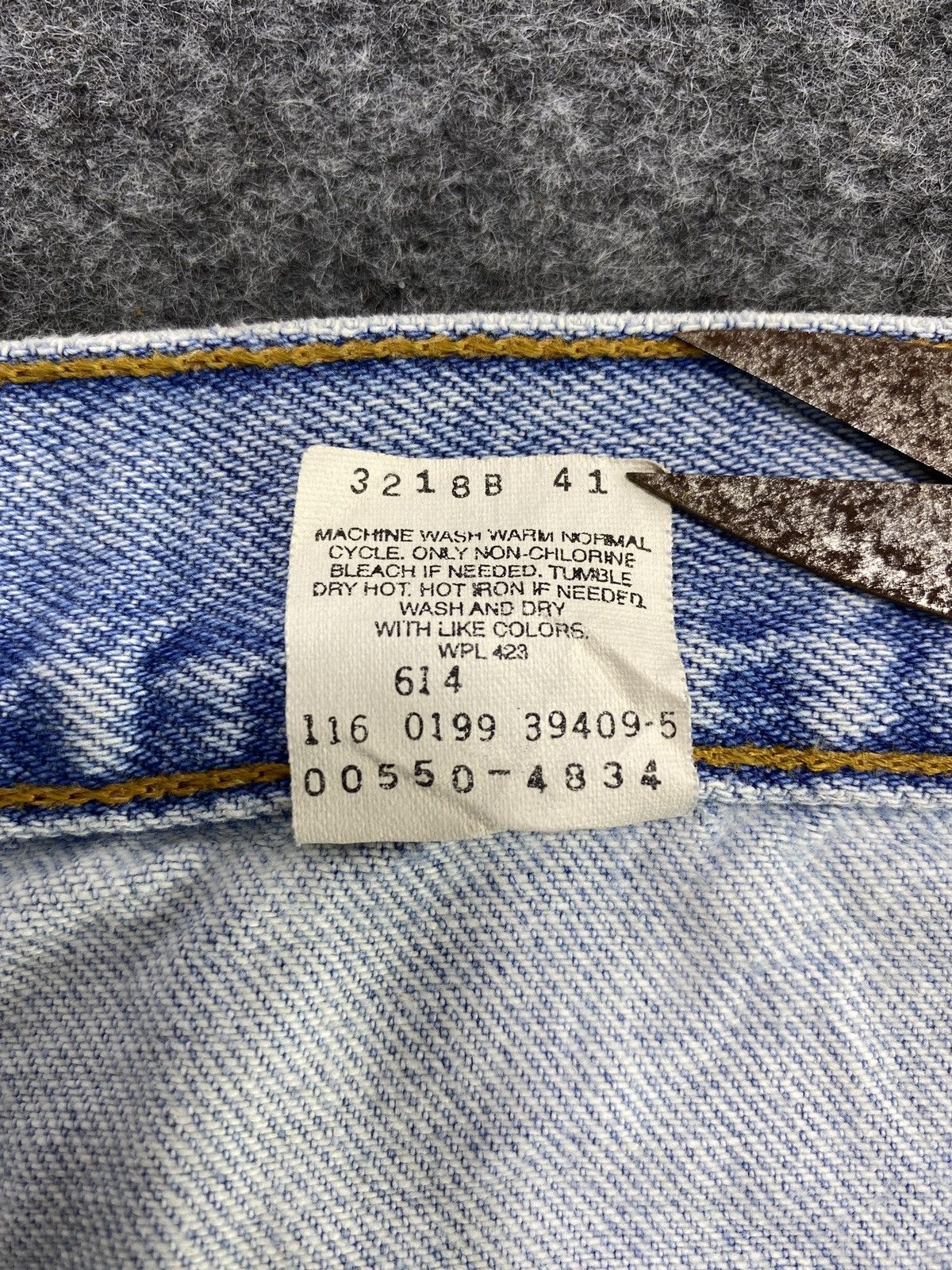 Levi's 90s Vintage Levi's 550 Jeans Blue Wash 36x32 - J754 Size US 36 / EU 52 - 6 Thumbnail