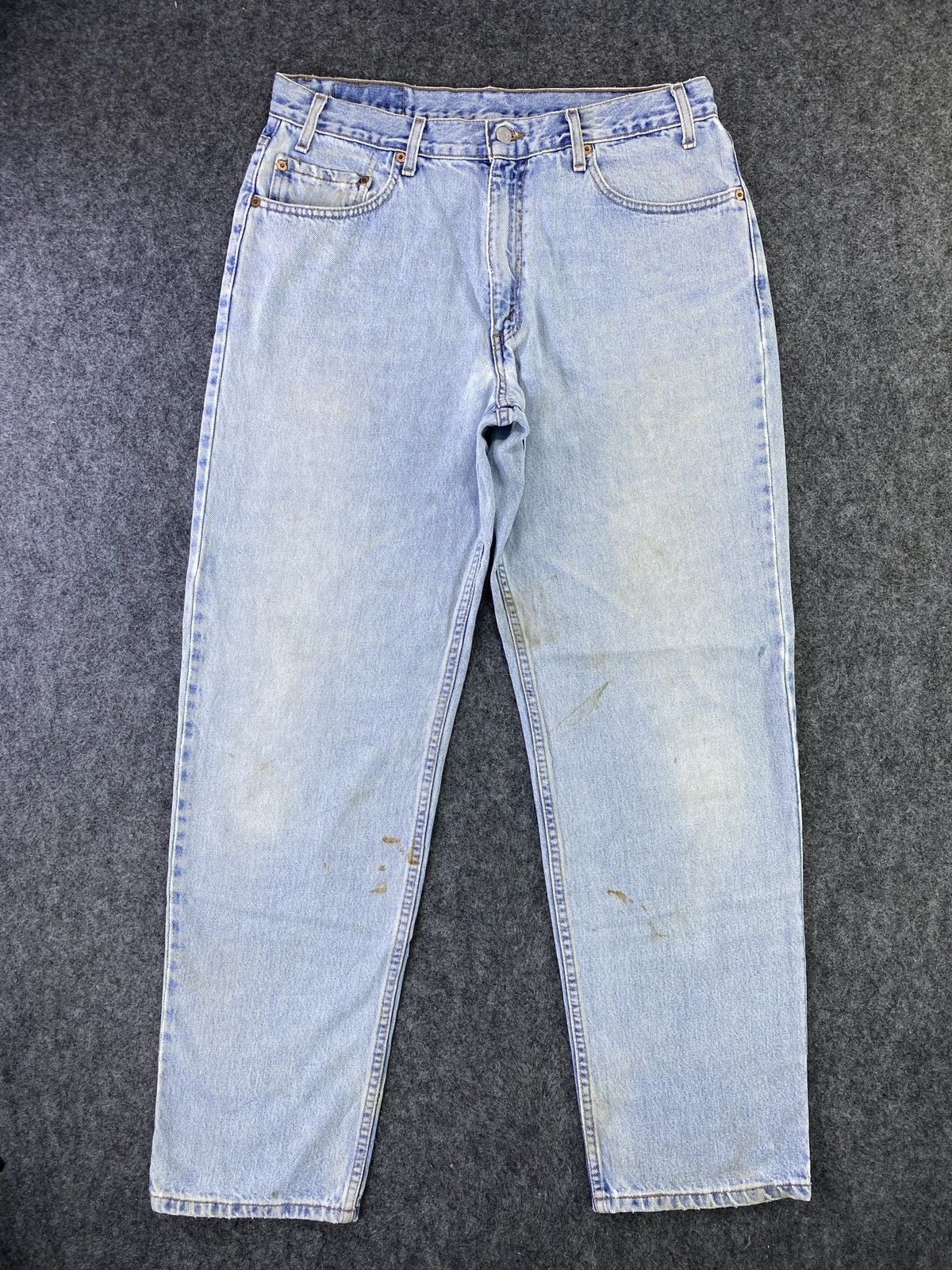 Levi's 90s Vintage Levi's 550 Jeans Blue Wash 36x32 - J754 Size US 36 / EU 52 - 1 Thumbnail