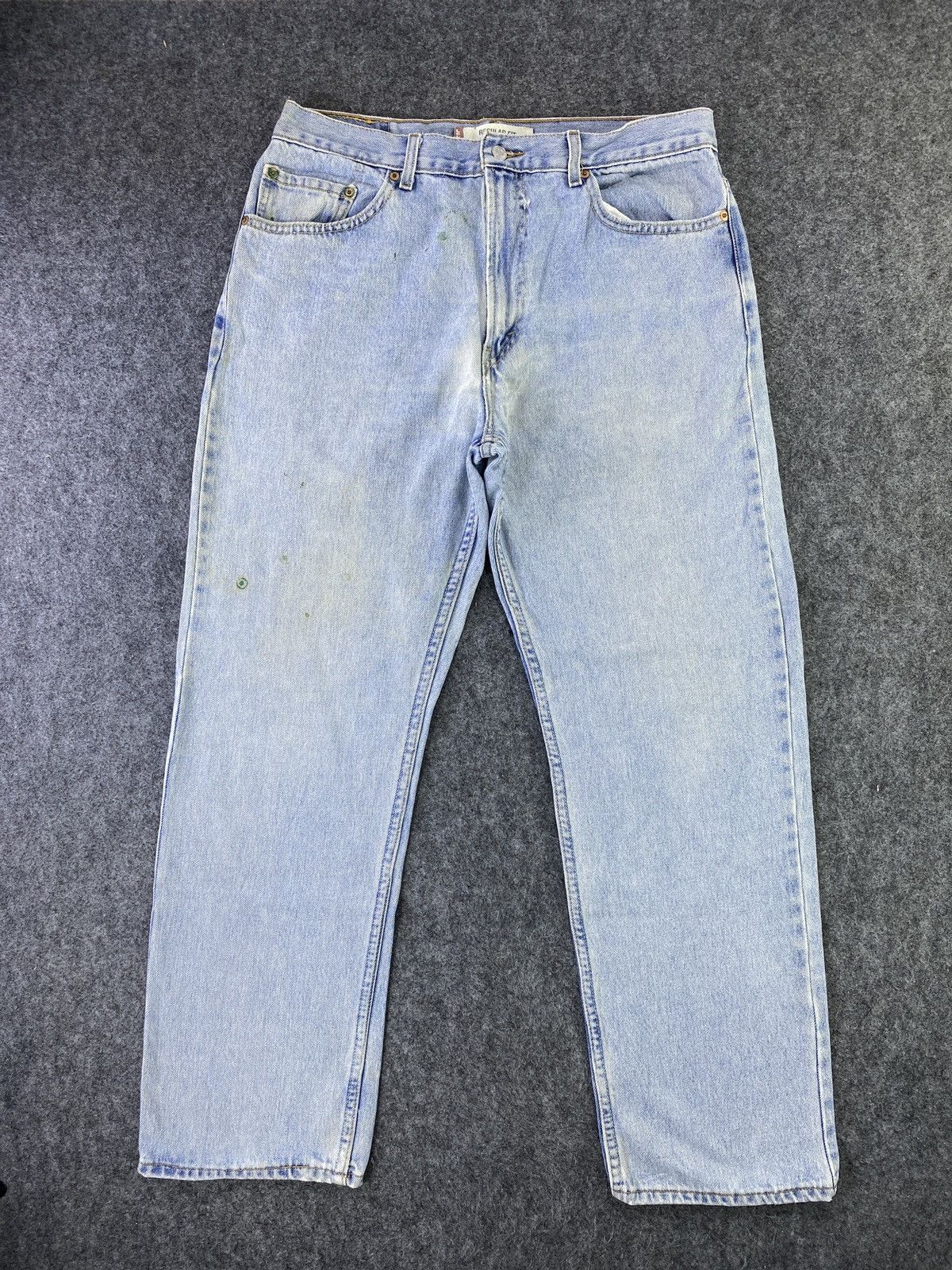 Levi's Vintage Levi's 505 Jeans Faded Blue Wash 36x30 - J755 Size US 36 / EU 52 - 1 Thumbnail