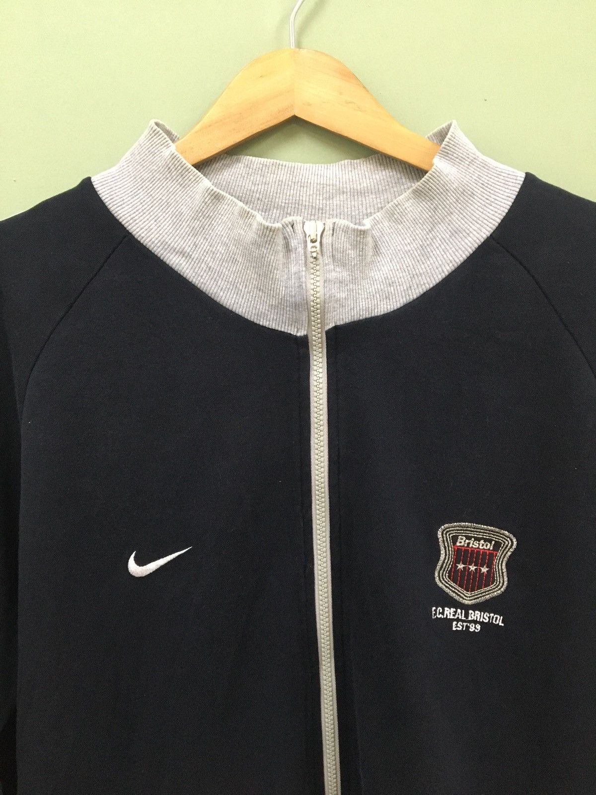 F.C.R.B FCRB - VINTAGE SWEATSHIRT BIG LOGO SPELLOUT TRAINER JACKET Size US XL / EU 56 / 4 - 8 Thumbnail