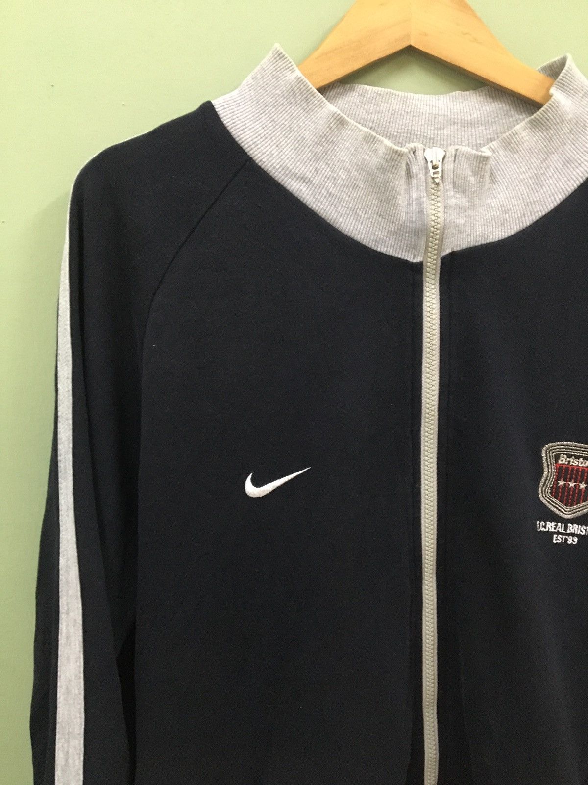 F.C.R.B FCRB - VINTAGE SWEATSHIRT BIG LOGO SPELLOUT TRAINER JACKET Size US XL / EU 56 / 4 - 9 Thumbnail