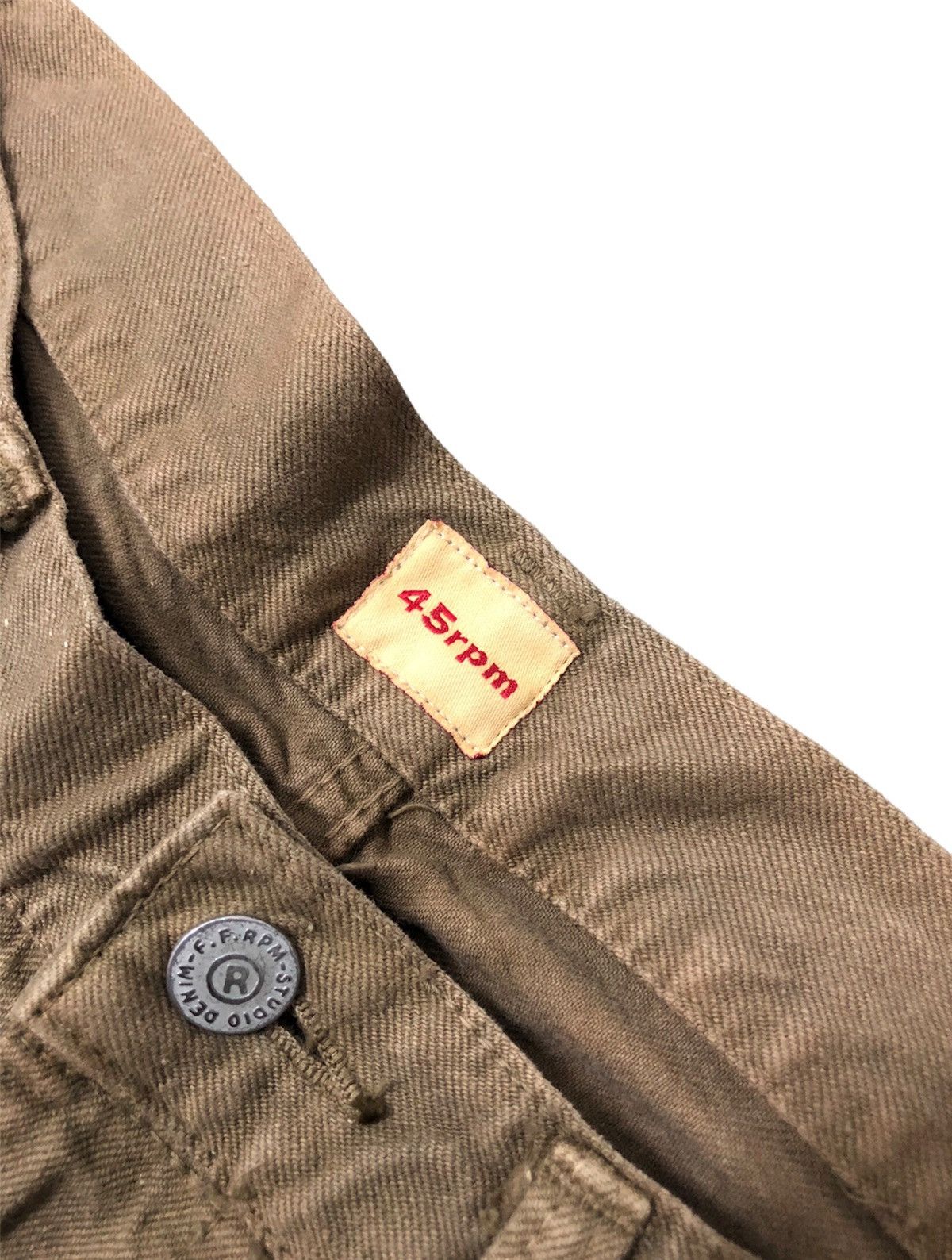 45rpm 00's 45RPM Studio Japan garment dyed jeans Size US 31 - 9 Thumbnail