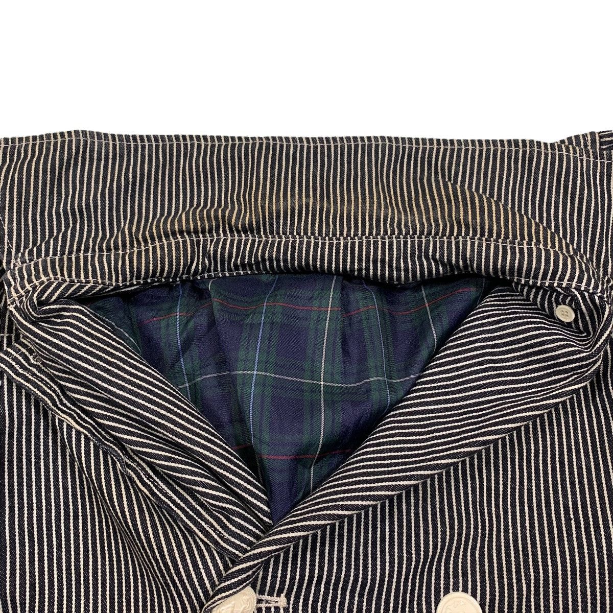 Japanese Brand Jungle Storm Japanese Brand Stripes Hickory Peacoats Jacket Size US L / EU 52-54 / 3 - 10 Thumbnail