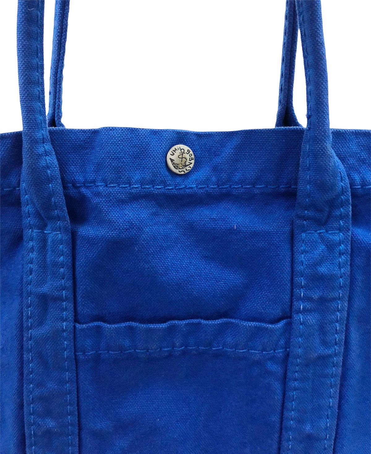 45rpm Rare !!! 45 RPM Umii 908 line Khaki navy tote bag Size ONE SIZE - 9 Thumbnail
