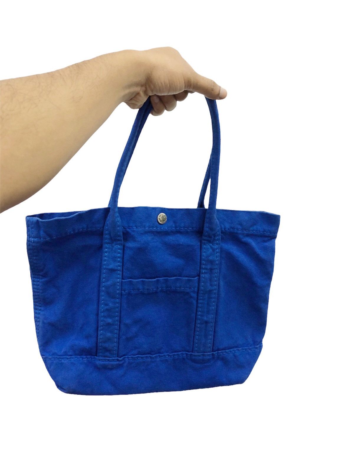 45rpm Rare !!! 45 RPM Umii 908 line Khaki navy tote bag Size ONE SIZE - 3 Thumbnail