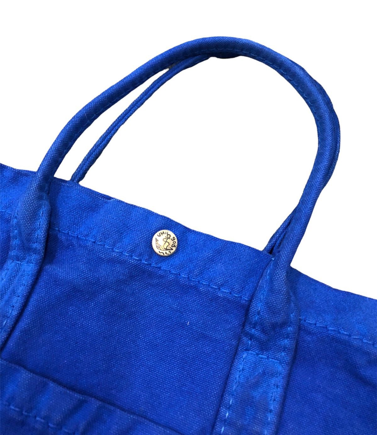 45rpm Rare !!! 45 RPM Umii 908 line Khaki navy tote bag Size ONE SIZE - 8 Thumbnail