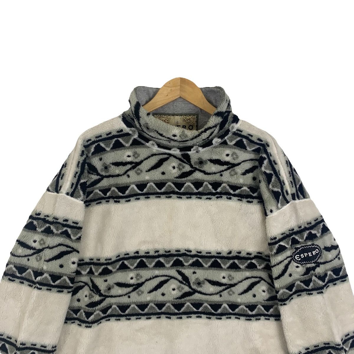 Vintage ESPERO Outdoor Sportswear Art Design Fleece Pullover Jumper Size US L / EU 52-54 / 3 - 4 Thumbnail