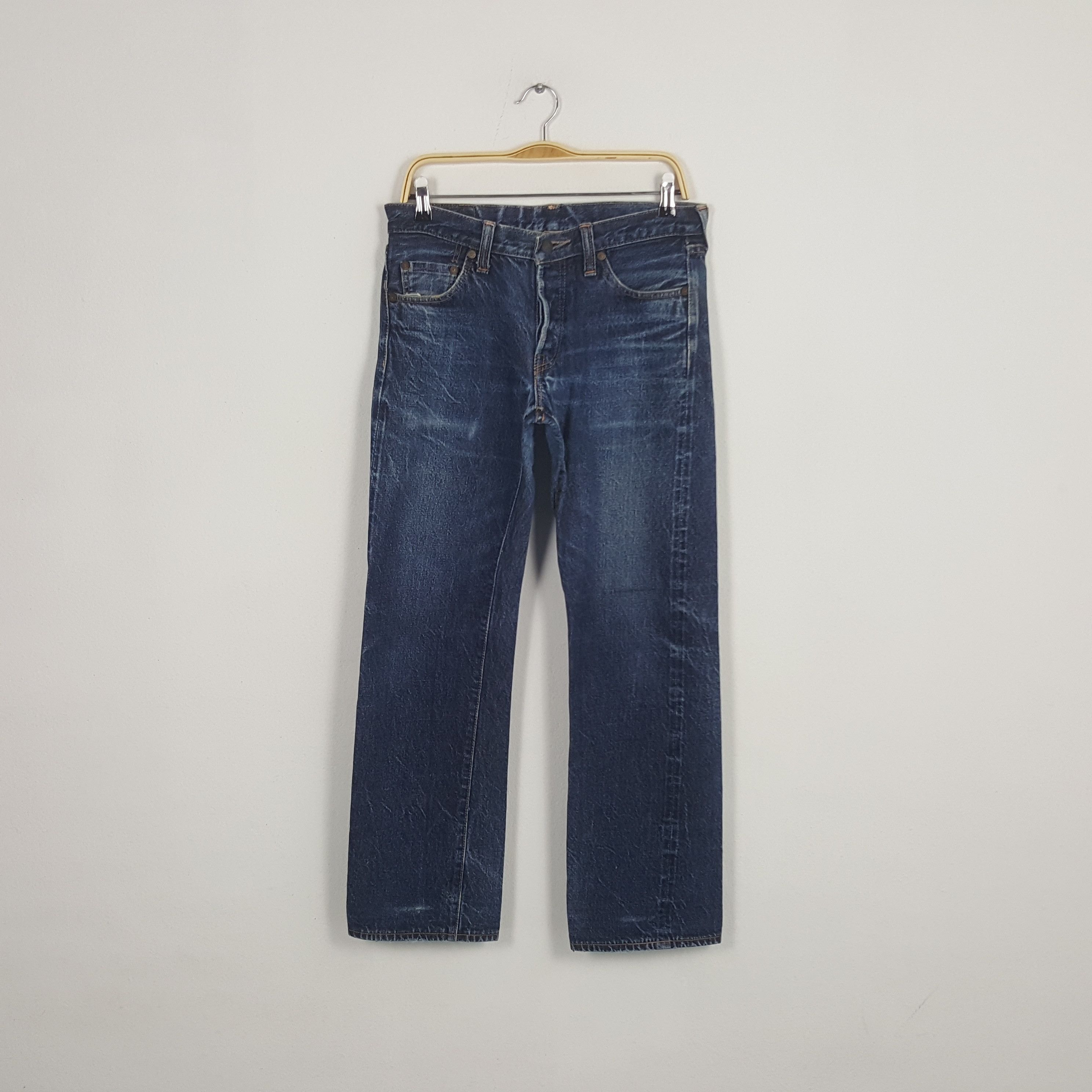 Japanese Brand × The Real McCoy's × Vintage Vintage Real McCoy's Japanese Brand Redline Denim Jeans Size US 33 - 1 Thumbnail