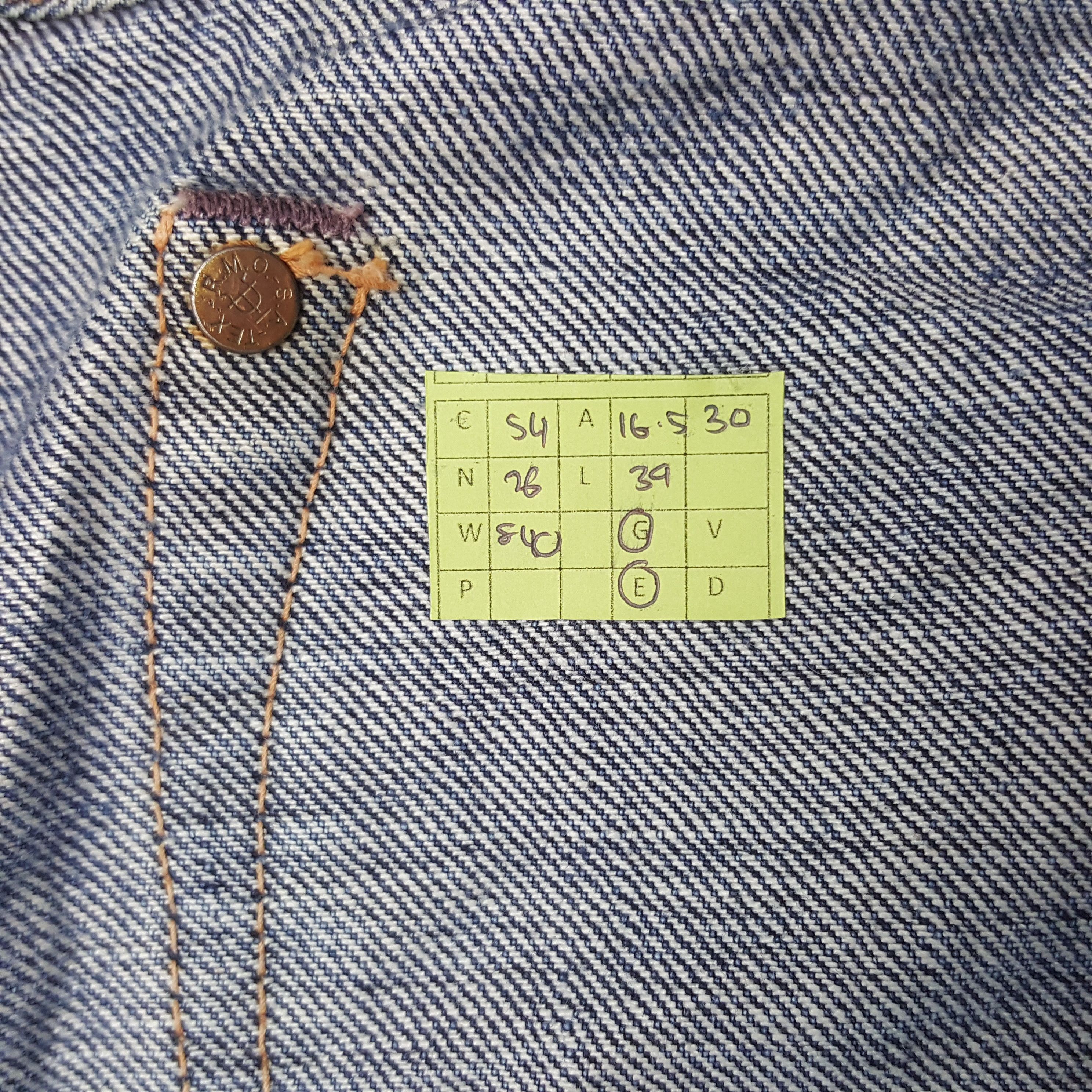 Japanese Brand × The Real McCoy's × Vintage Vintage Real McCoy's Japanese Brand Redline Denim Jeans Size US 33 - 14 Thumbnail