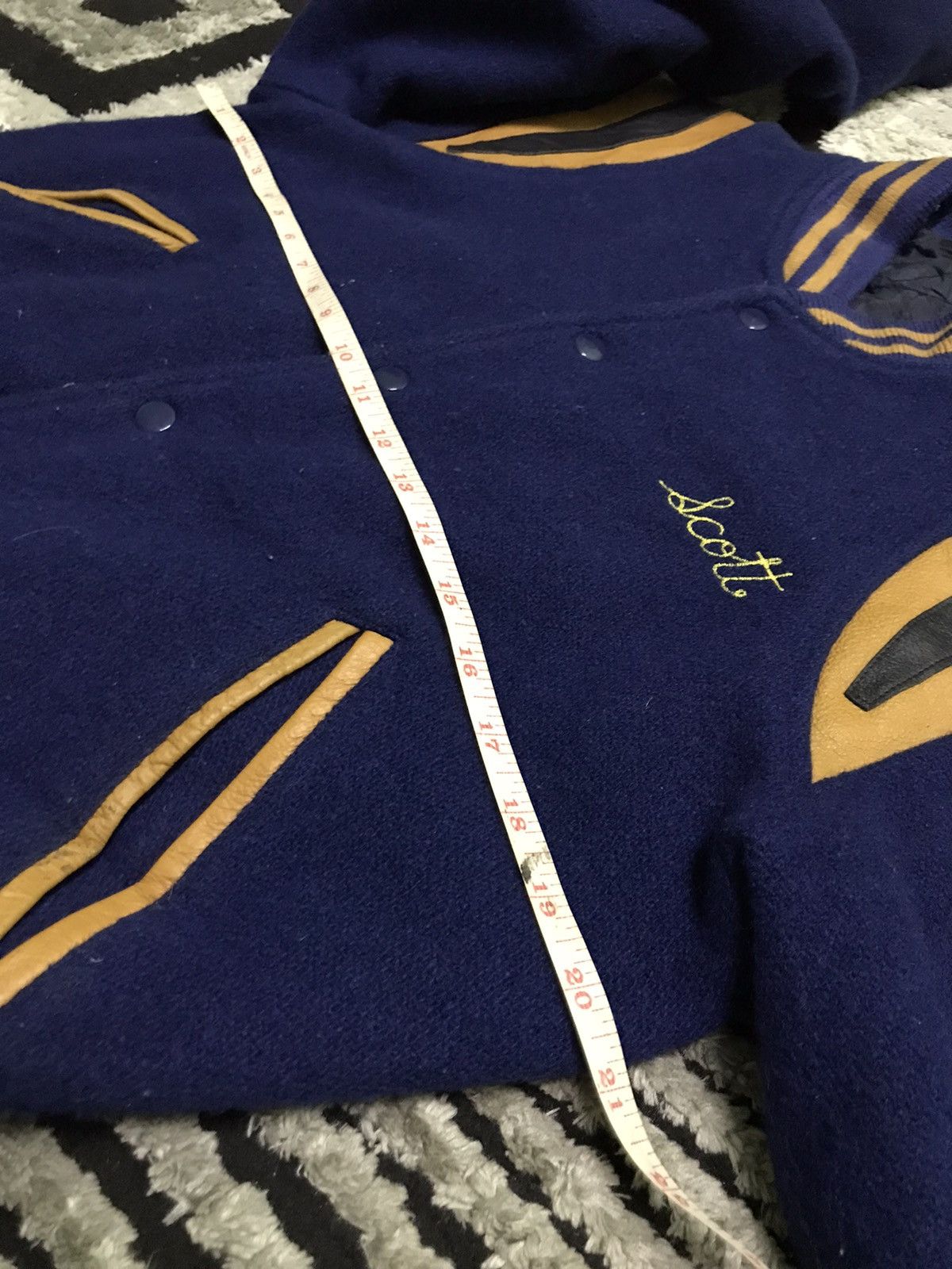 Vintage 1980 Ohio special Olympics wool varsity jacket Size US M / EU 48-50 / 2 - 7 Thumbnail