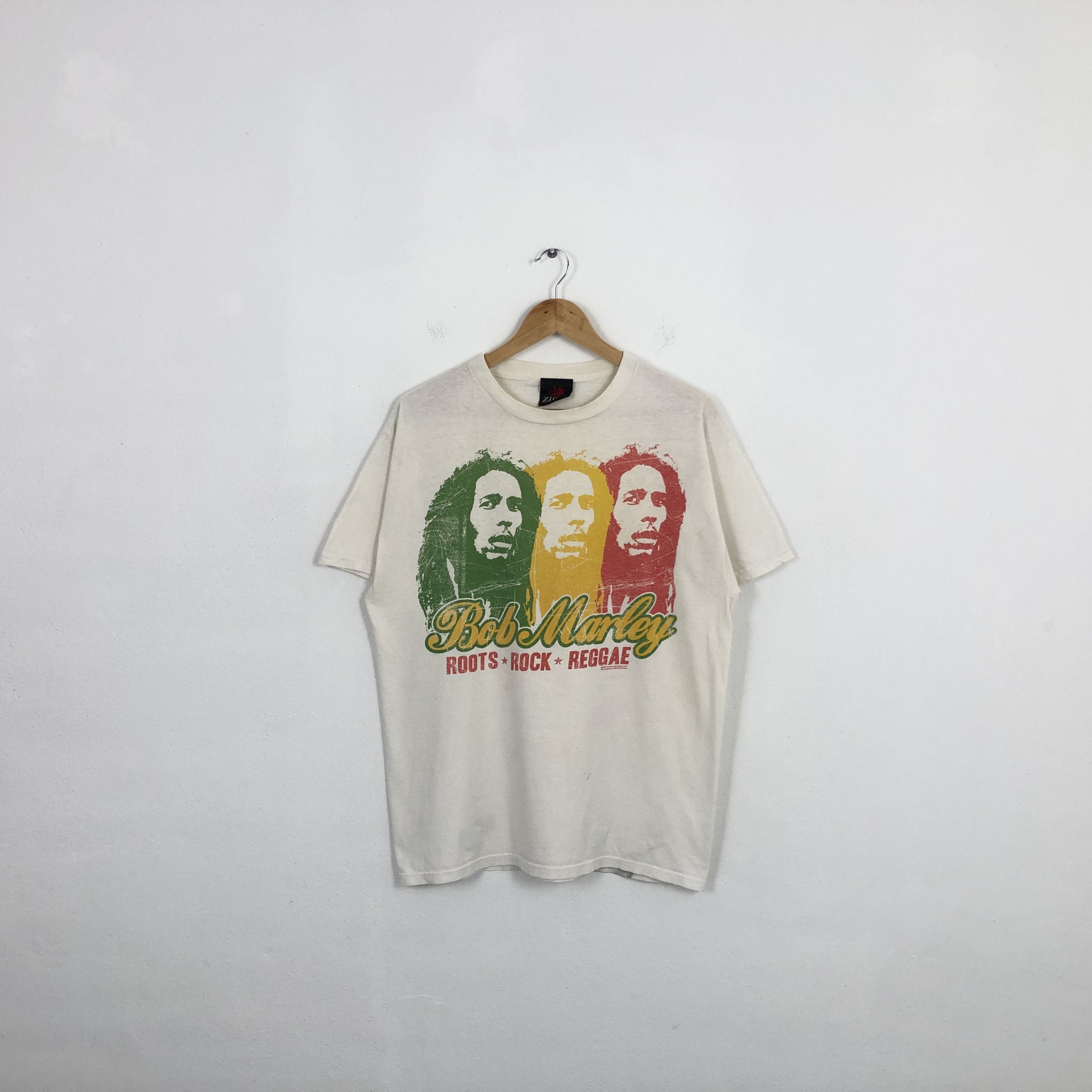 Bob Marley × Vintage Vintage Bob Marley American Singer Tshirt Size US L / EU 52-54 / 3 - 1 Thumbnail