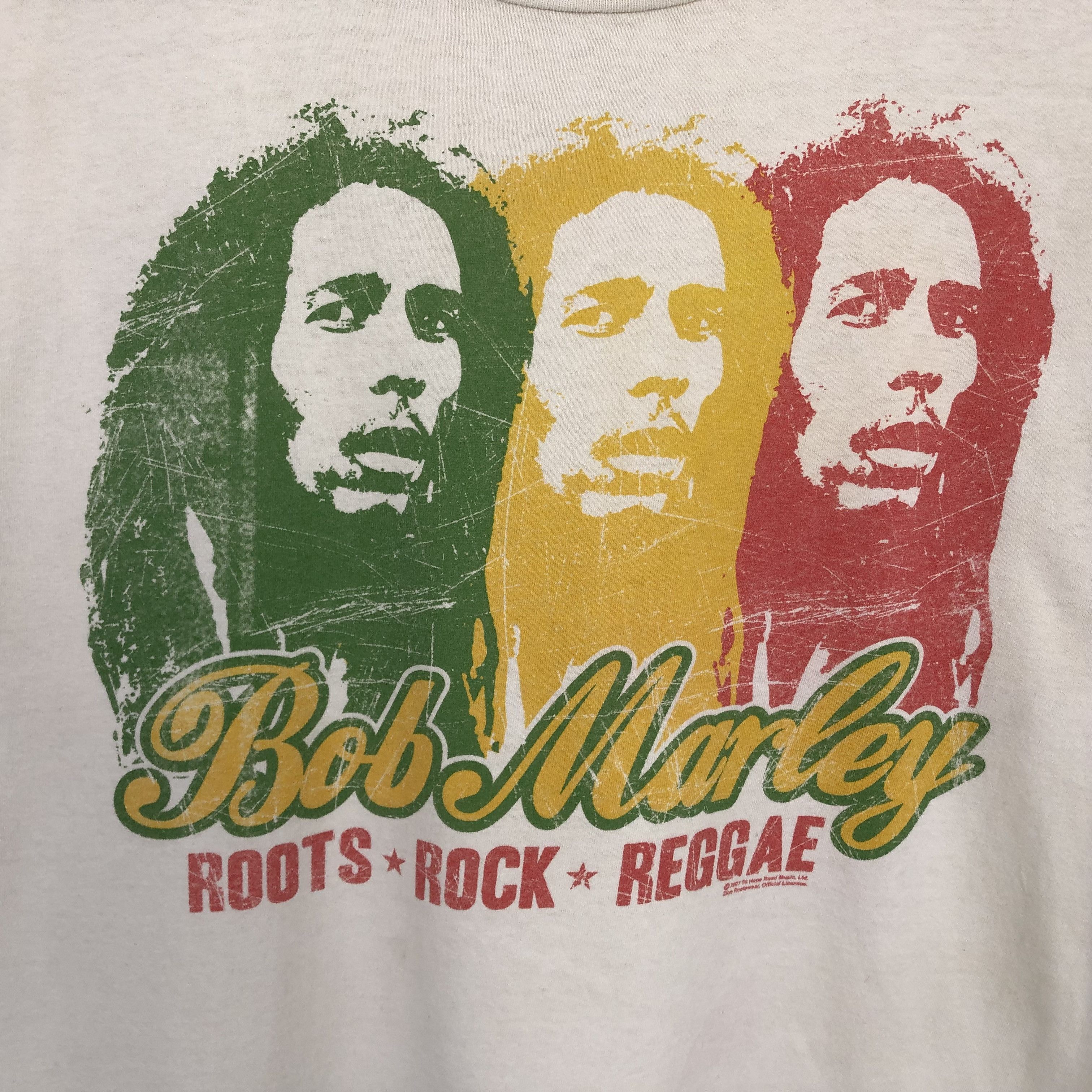 Bob Marley × Vintage Vintage Bob Marley American Singer Tshirt Size US L / EU 52-54 / 3 - 2 Thumbnail
