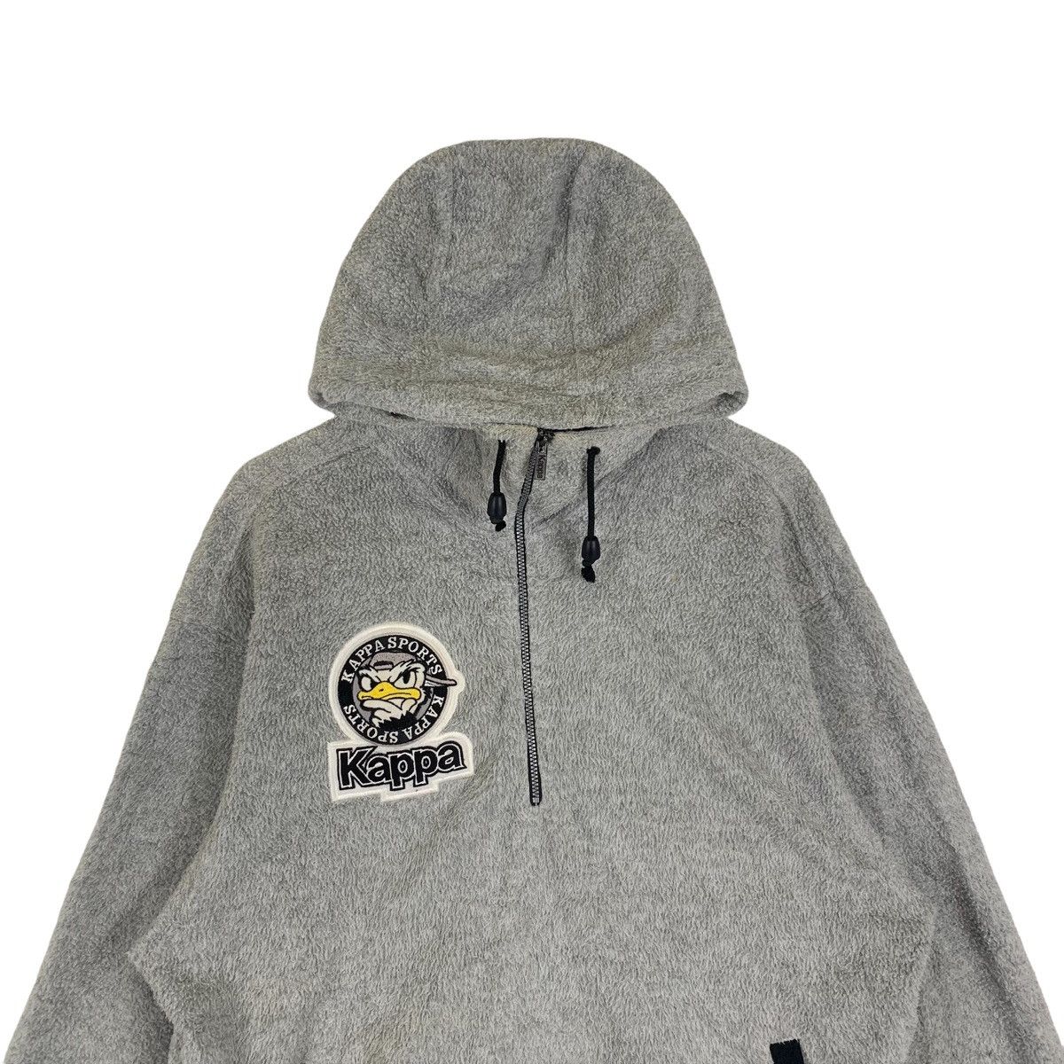 Kappa Vintage KAPPA Sports Duck Fleece Hoodie Pullover Jumper Size US L / EU 52-54 / 3 - 4 Thumbnail