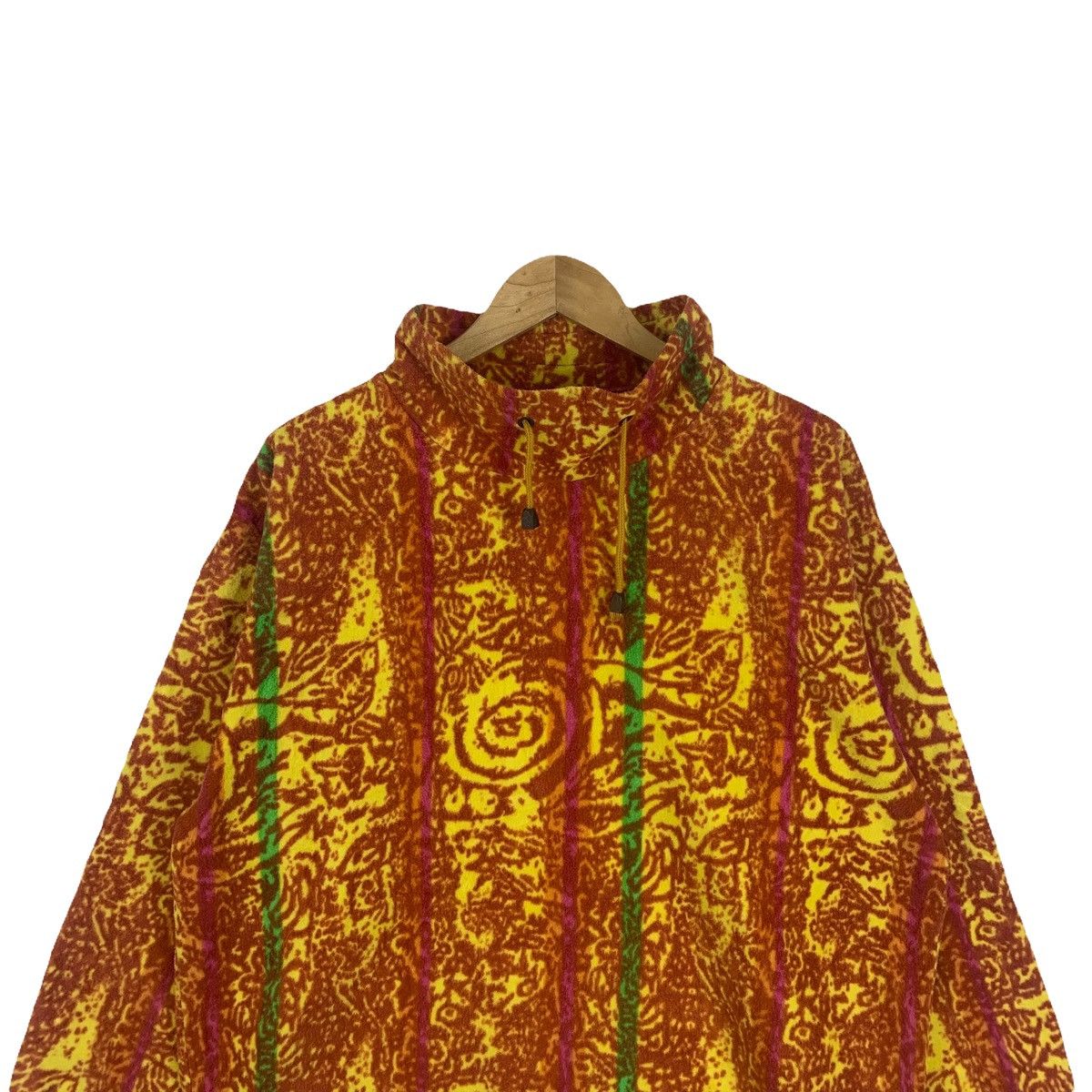 Vintage RESEEDA Ski Outdoor Aztec Abstract Design Fleece Sweatshirt Size US L / EU 52-54 / 3 - 4 Thumbnail