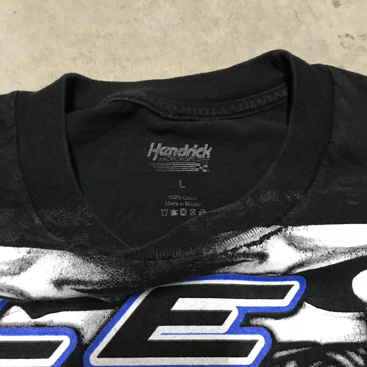 NASCAR × Vintage Vintage Dale Earnhardt Nascar All Over Print Skull T Shirt Size US L / EU 52-54 / 3 - 5 Thumbnail