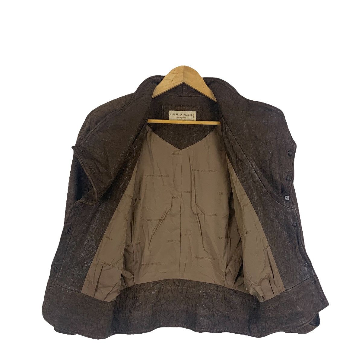 Vintage CHRISTIAN AUJARD Paris Pret a Porter Fashion Design Jacket Size L / US 10 / IT 46 - 3 Thumbnail
