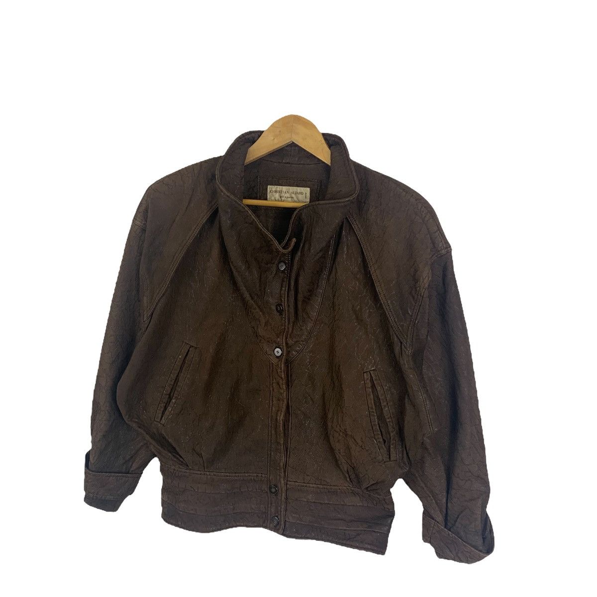 Vintage CHRISTIAN AUJARD Paris Pret a Porter Fashion Design Jacket Size L / US 10 / IT 46 - 4 Thumbnail