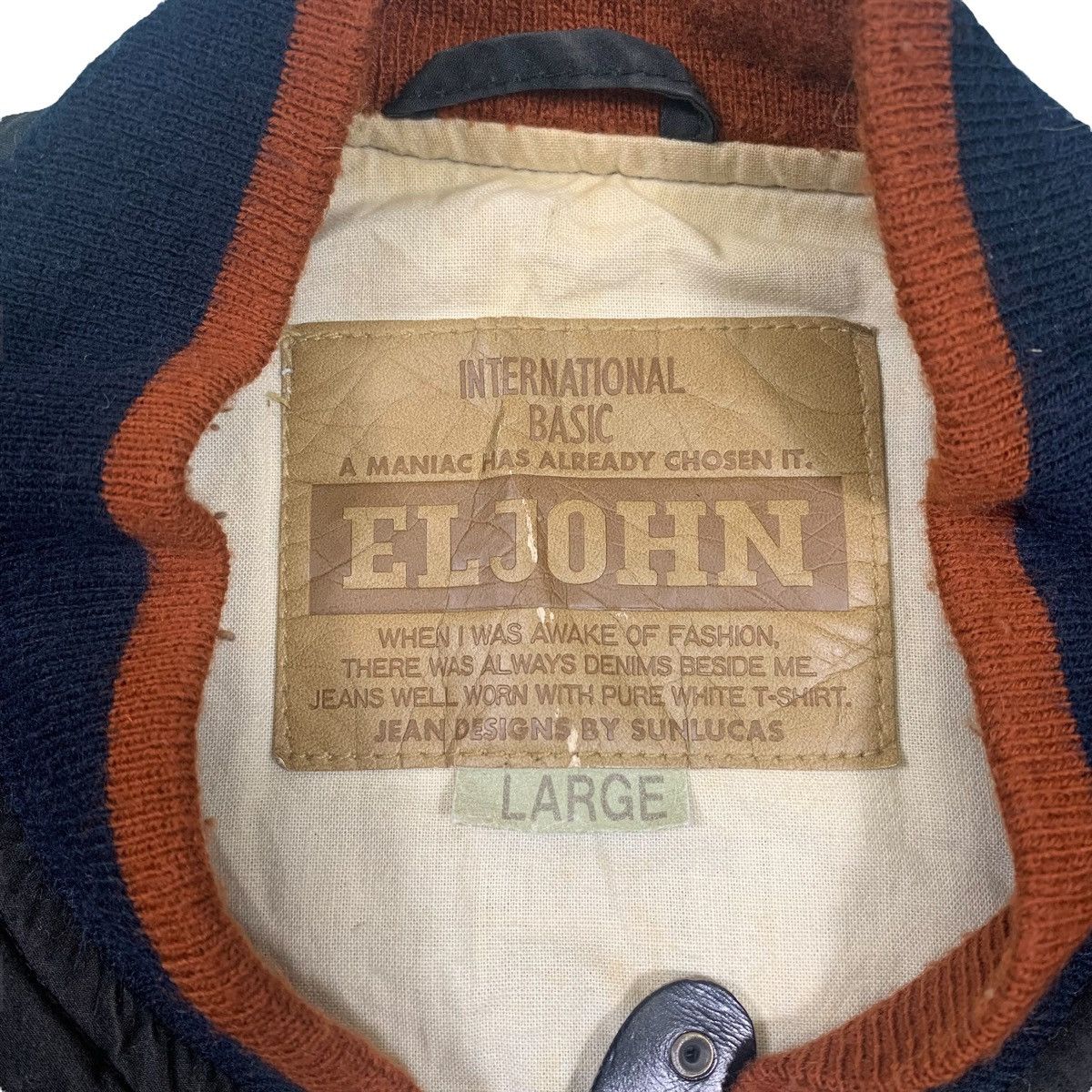 Sports Specialties ELJOHN NGK Sparks Plugs Motorcycle Patch Elbow Bomber Jacket Size US XL / EU 56 / 4 - 6 Thumbnail