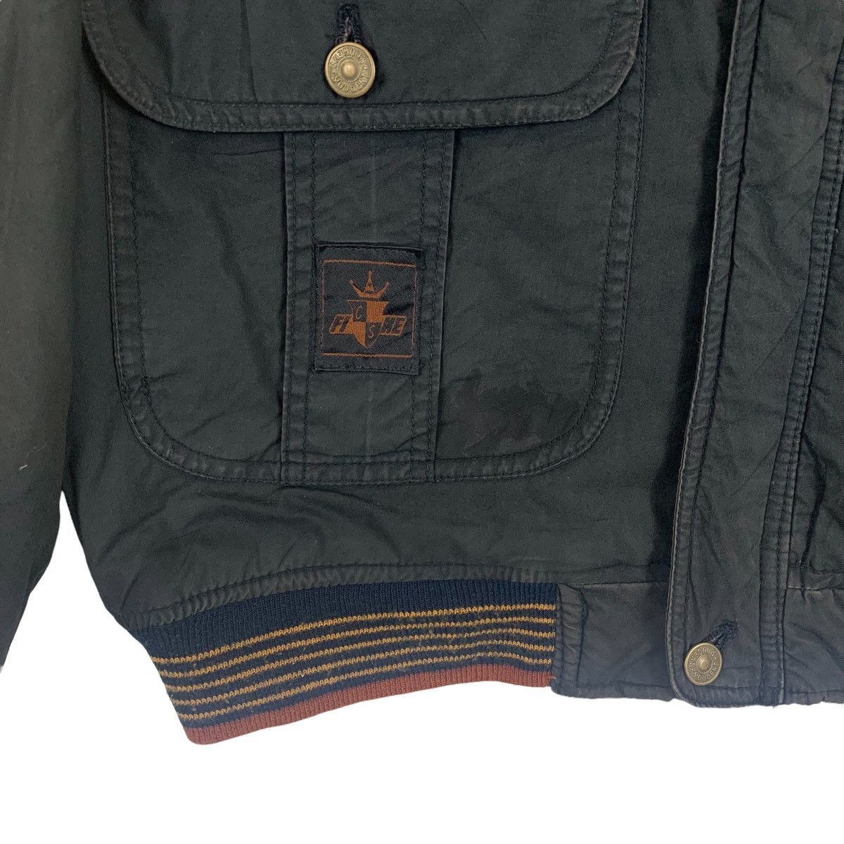 Sports Specialties ELJOHN NGK Sparks Plugs Motorcycle Patch Elbow Bomber Jacket Size US XL / EU 56 / 4 - 10 Thumbnail