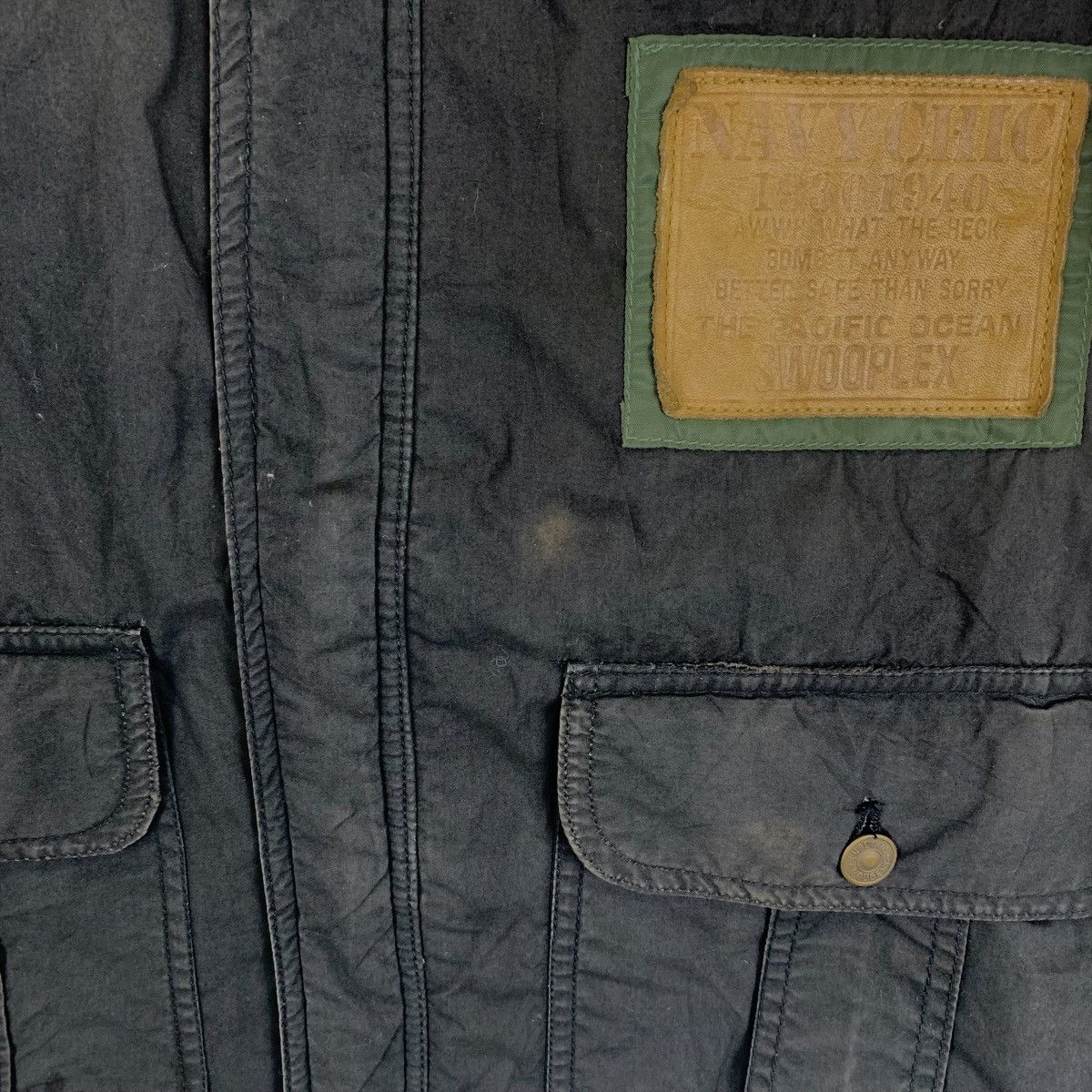 Sports Specialties ELJOHN NGK Sparks Plugs Motorcycle Patch Elbow Bomber Jacket Size US XL / EU 56 / 4 - 11 Thumbnail