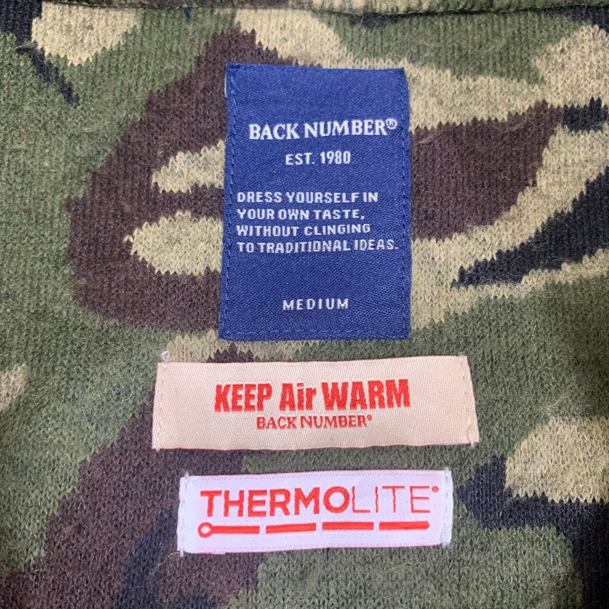Japanese Brand BACK NUMBER Thermolite Japanese Fleece Deep Pile Sweaters Size US M / EU 48-50 / 2 - 6 Thumbnail