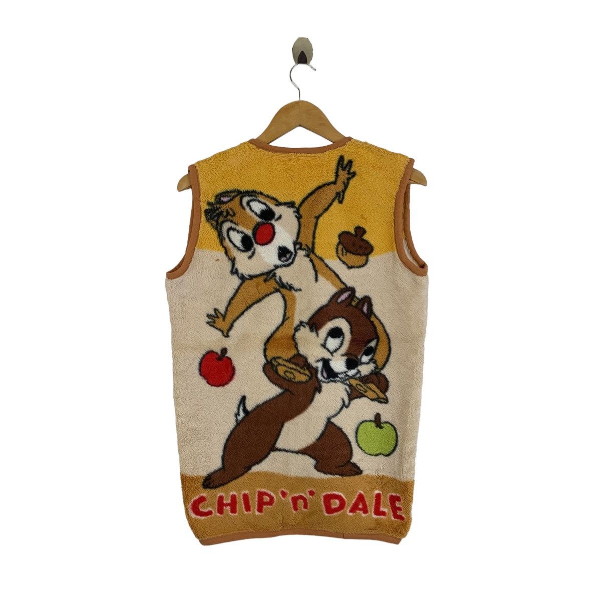 Cartoon Network × Disney × Vintage Chip ‘n Dale Rescue Ranger Cartoon Fleece Zipper Vest Jacket Size L / US 10 / IT 46 - 2 Thumbnail