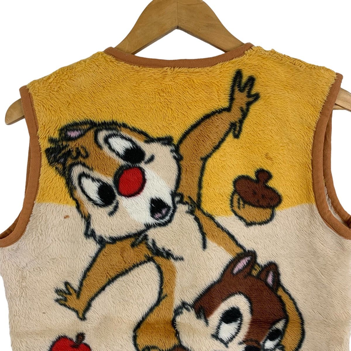 Cartoon Network × Disney × Vintage Chip ‘n Dale Rescue Ranger Cartoon Fleece Zipper Vest Jacket Size L / US 10 / IT 46 - 8 Thumbnail