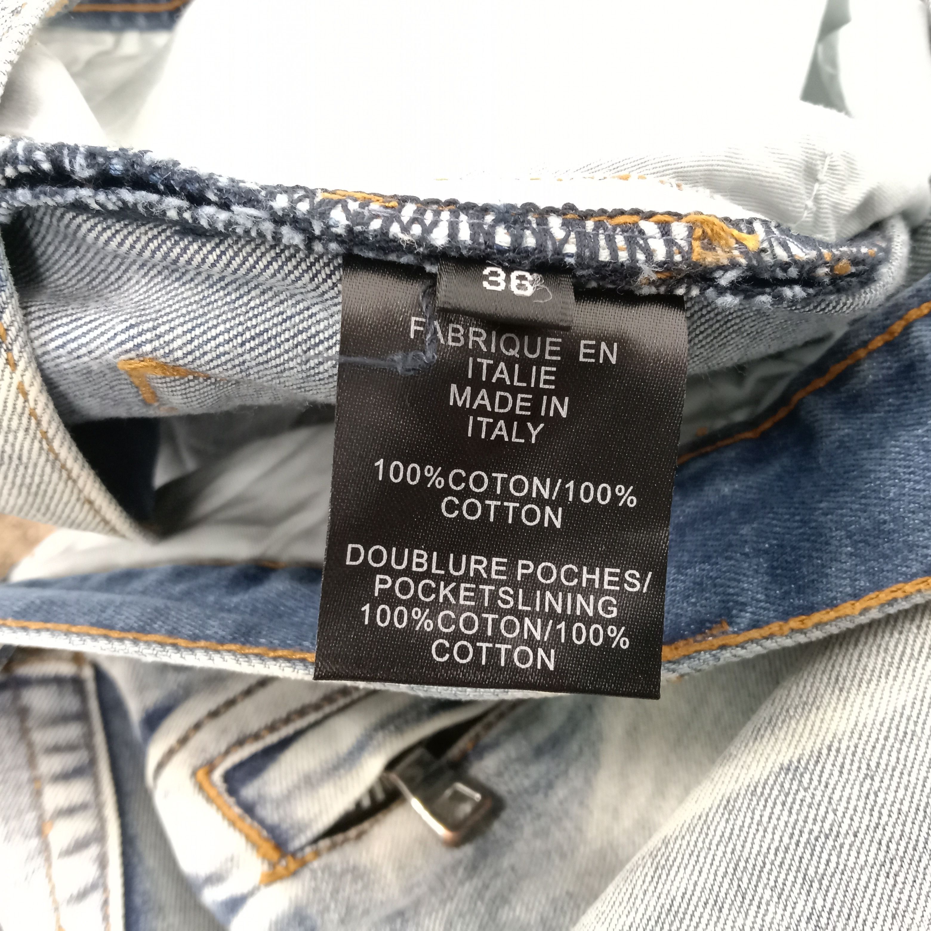 Vintage Balmain Pants Bikers Racing Design Jeans Size US 37 - 9 Thumbnail