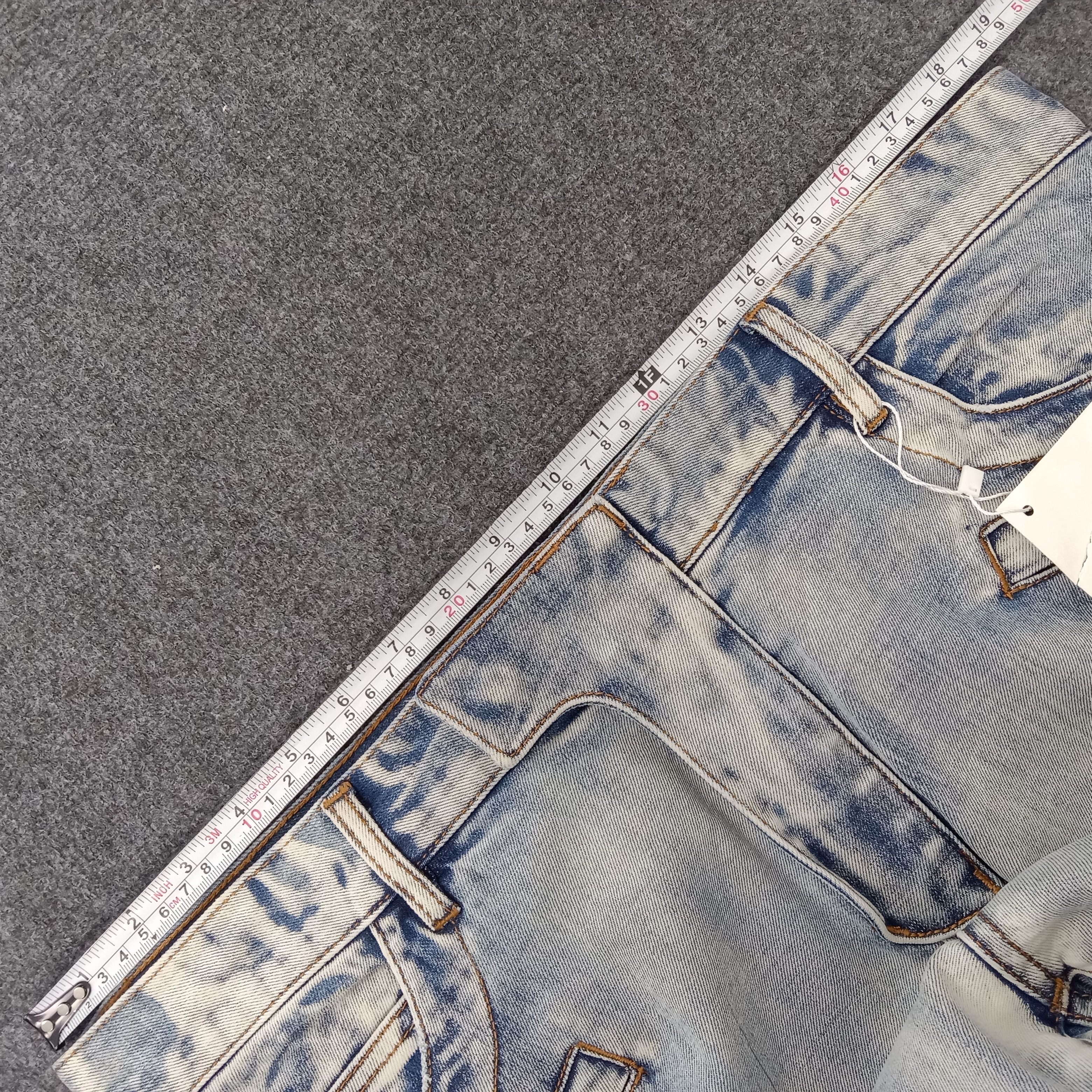 Vintage Balmain Pants Bikers Racing Design Jeans Size US 37 - 15 Thumbnail