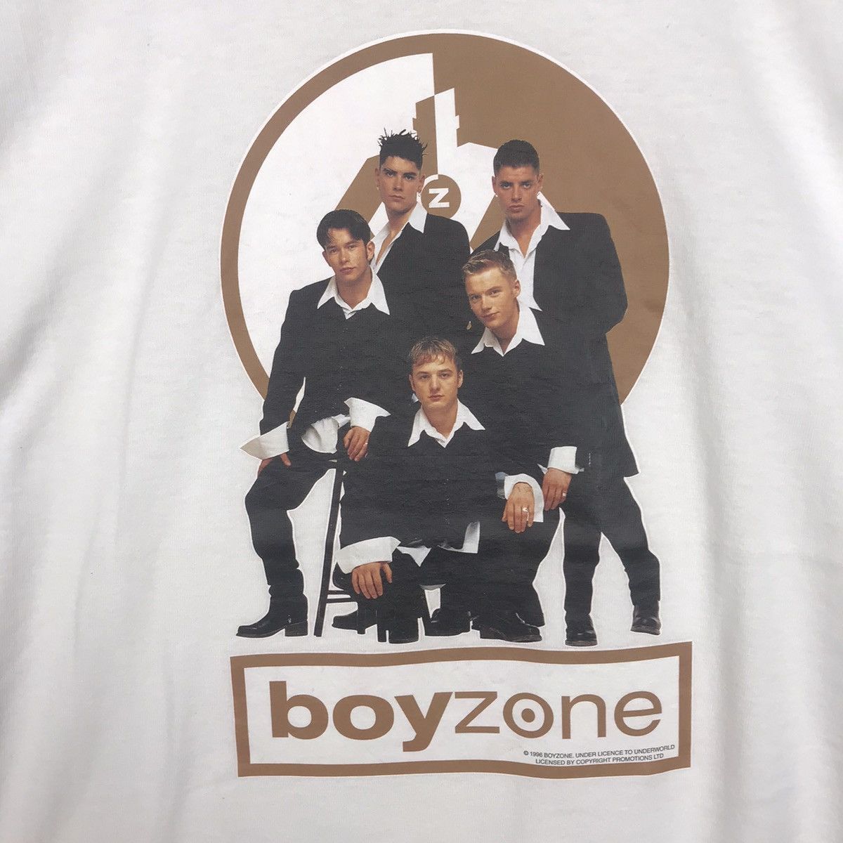 Band Tees × Vintage Vintage 90s Boyzone Irish Boy Band Promo Tour Tee Size US M / EU 48-50 / 2 - 4 Thumbnail