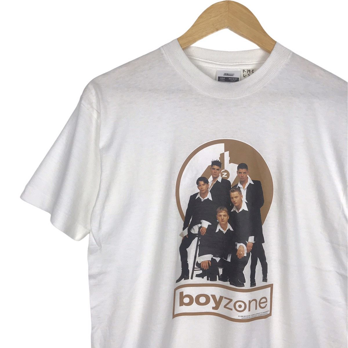 Band Tees × Vintage Vintage 90s Boyzone Irish Boy Band Promo Tour Tee Size US M / EU 48-50 / 2 - 3 Thumbnail
