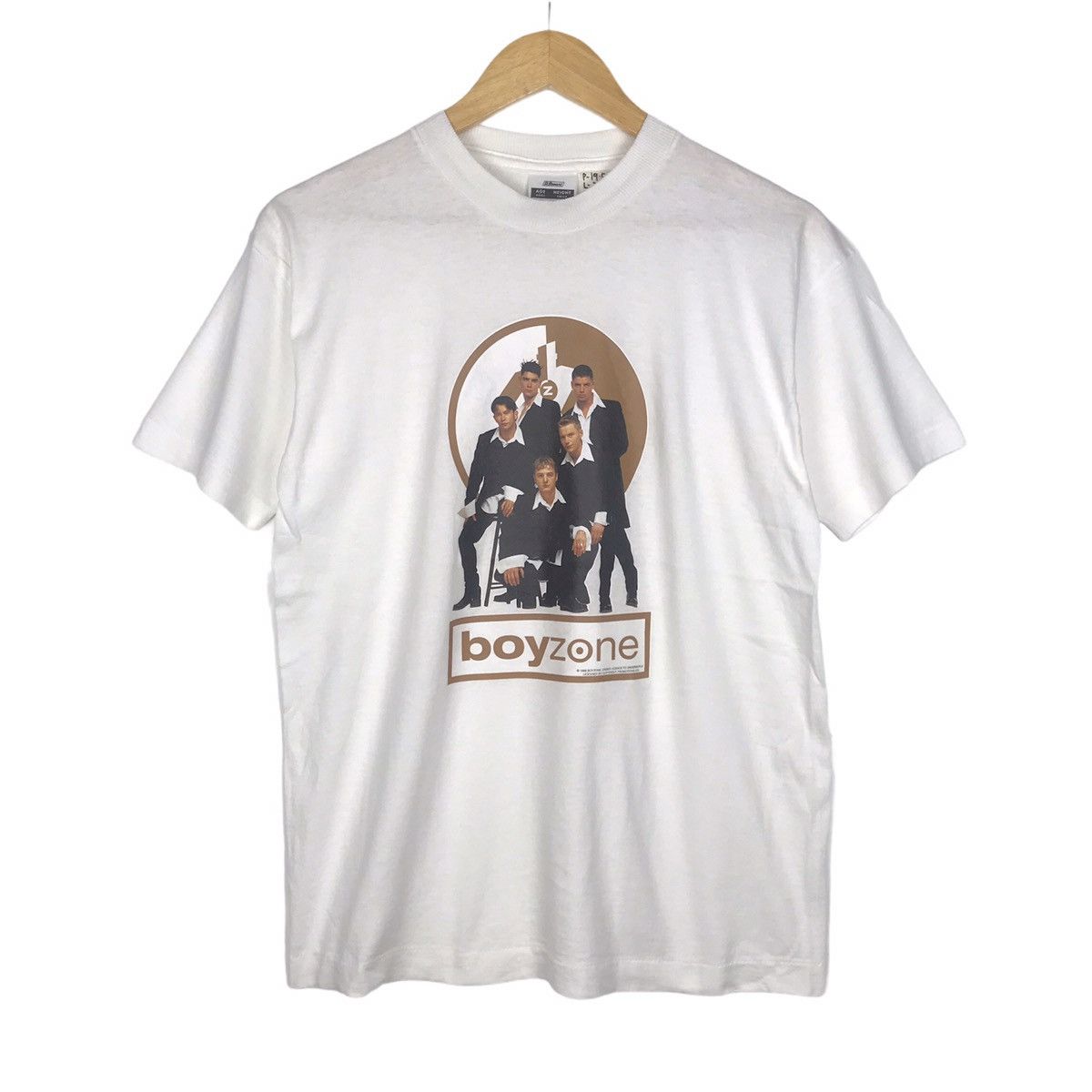 Band Tees × Vintage Vintage 90s Boyzone Irish Boy Band Promo Tour Tee Size US M / EU 48-50 / 2 - 1 Thumbnail