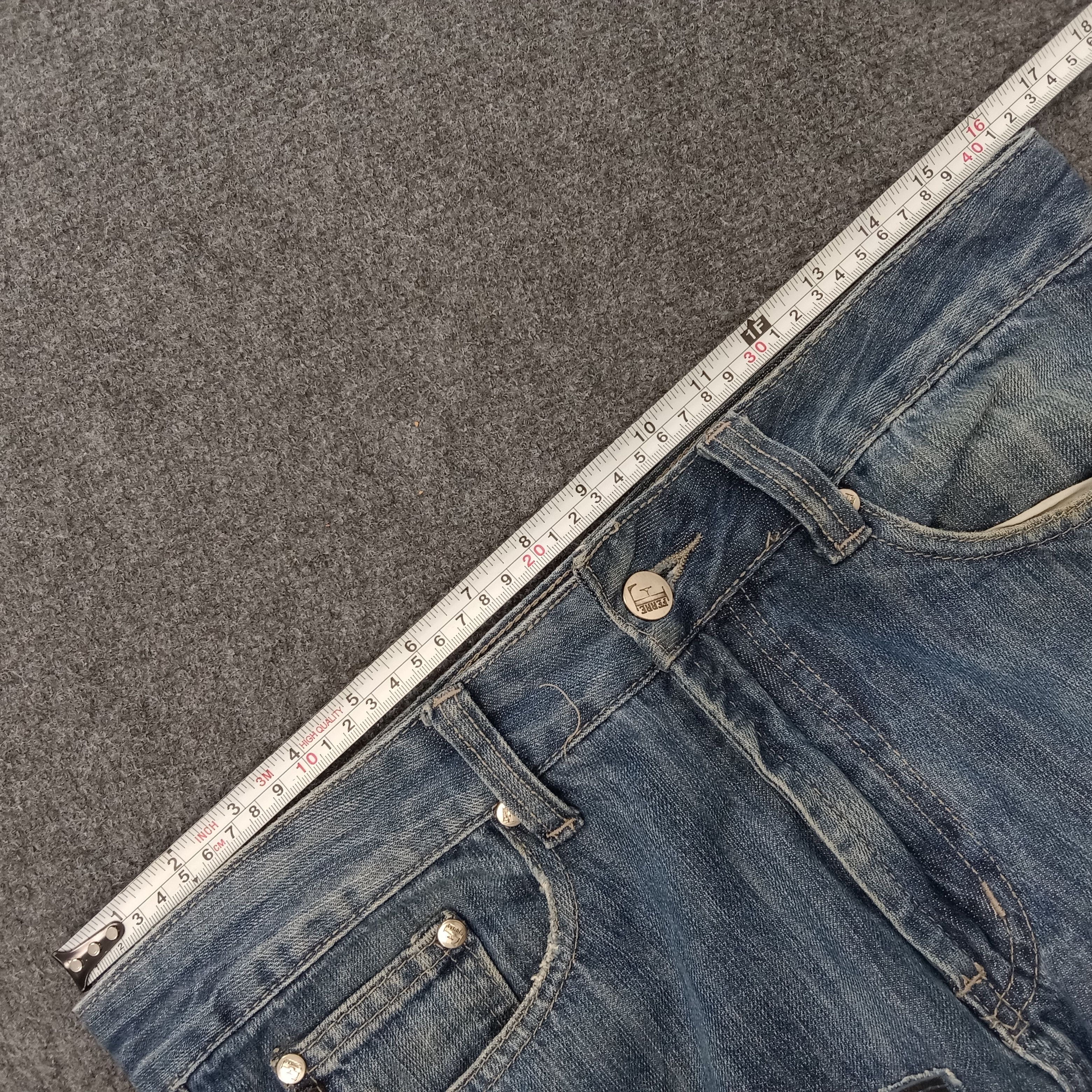 GF Ferre × Vintage GF Ferre Nice Design Denim Jeans Size US 32 / EU 48 - 17 Thumbnail