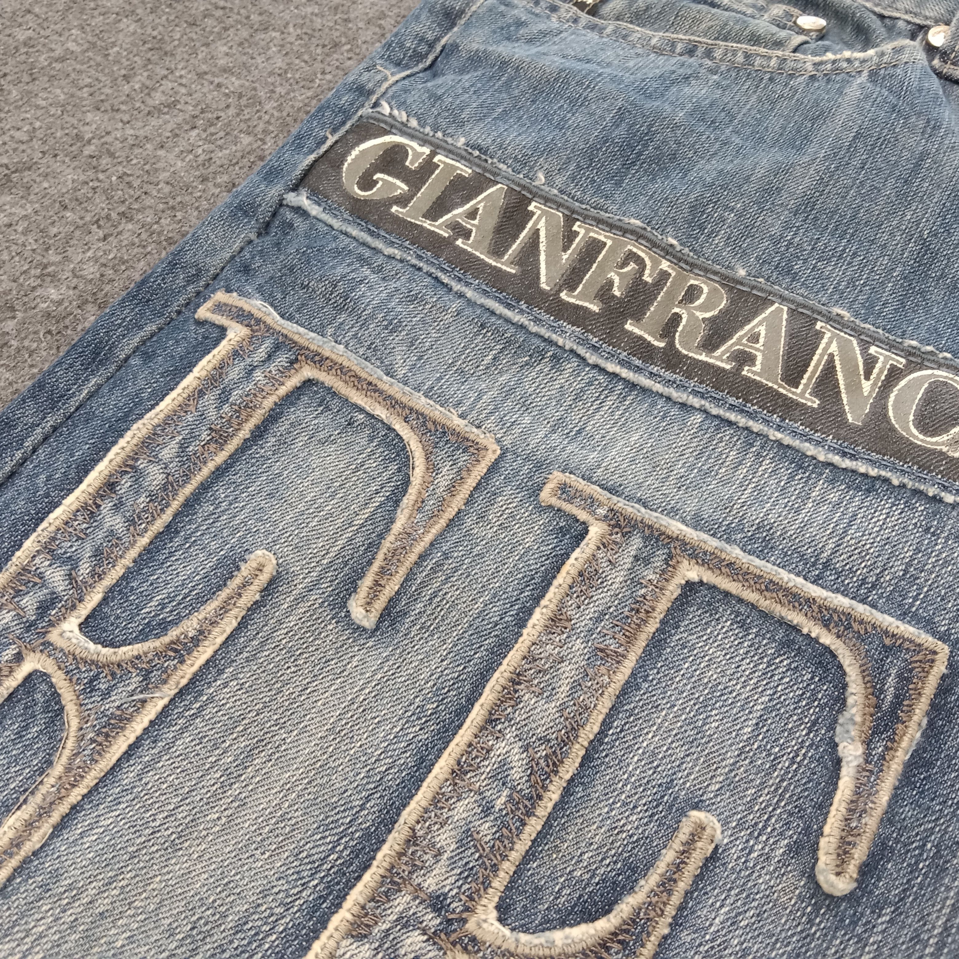 GF Ferre × Vintage GF Ferre Nice Design Denim Jeans Size US 32 / EU 48 - 12 Thumbnail