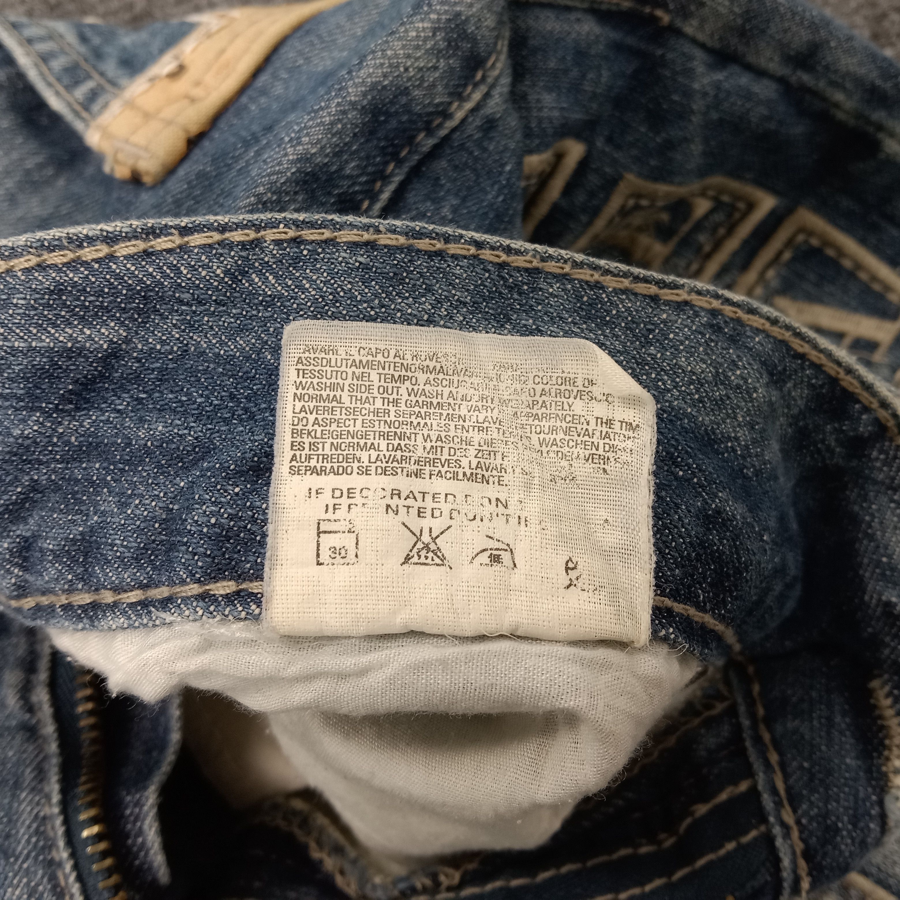 GF Ferre × Vintage GF Ferre Nice Design Denim Jeans Size US 32 / EU 48 - 9 Thumbnail