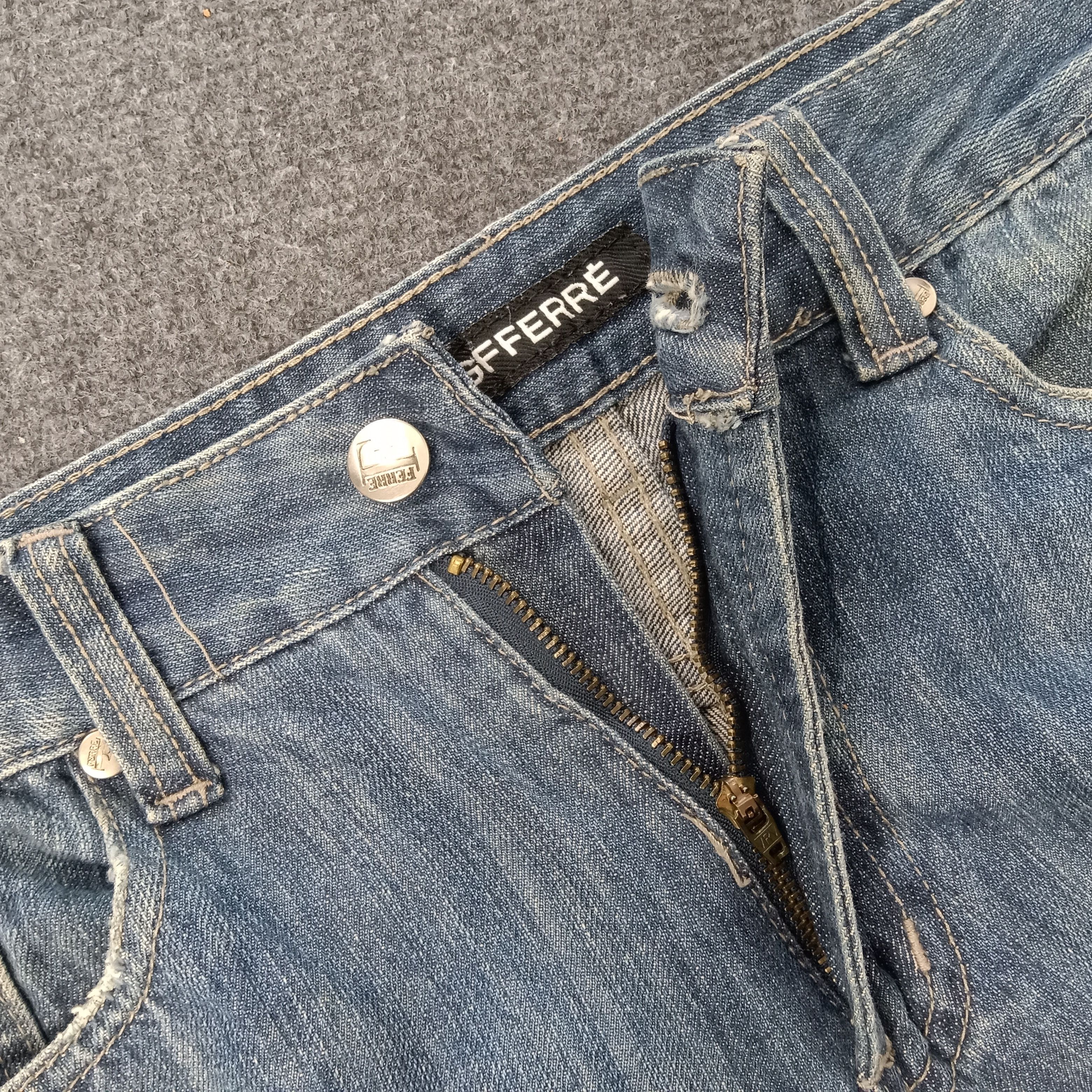 GF Ferre × Vintage GF Ferre Nice Design Denim Jeans Size US 32 / EU 48 - 7 Thumbnail
