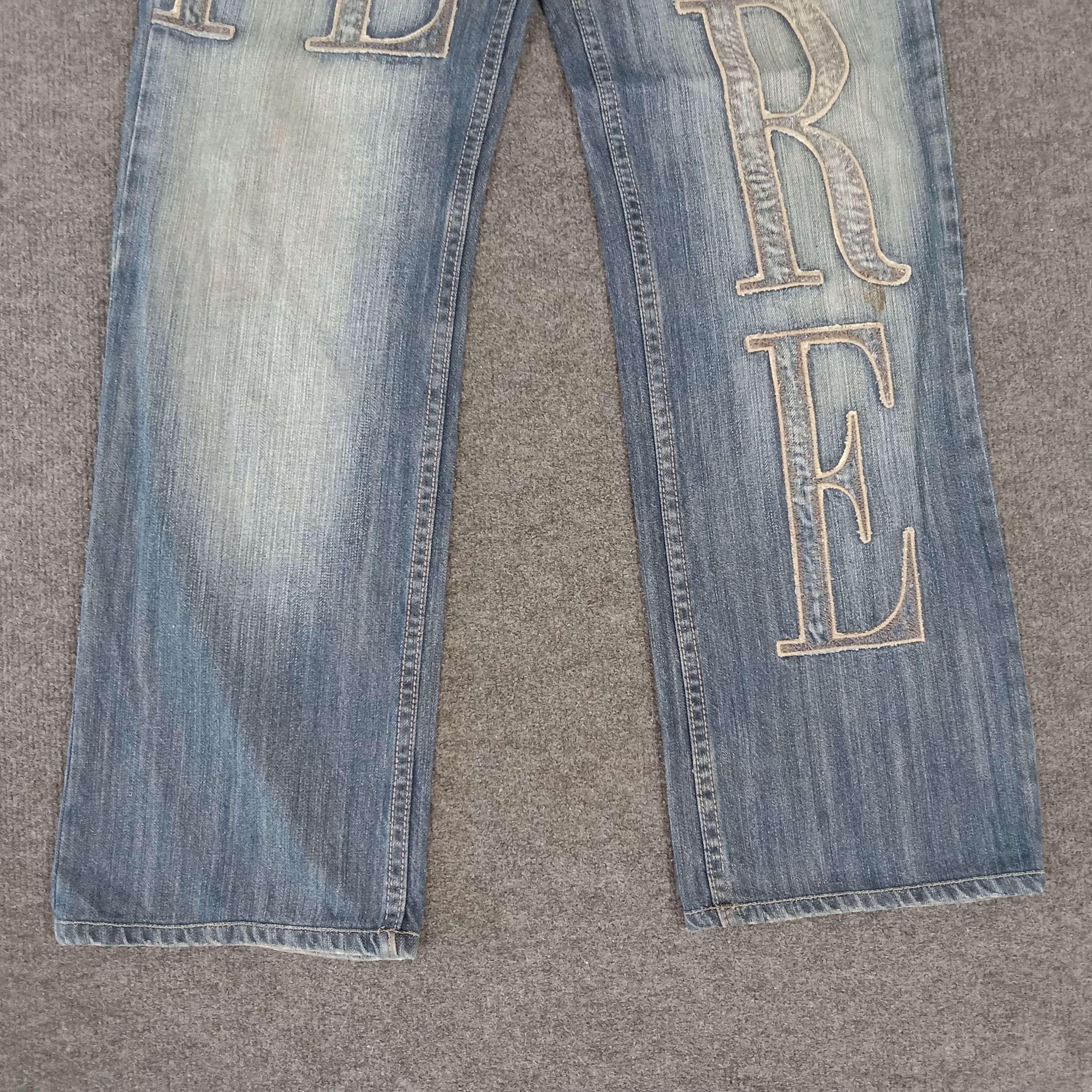 GF Ferre × Vintage GF Ferre Nice Design Denim Jeans Size US 32 / EU 48 - 3 Thumbnail