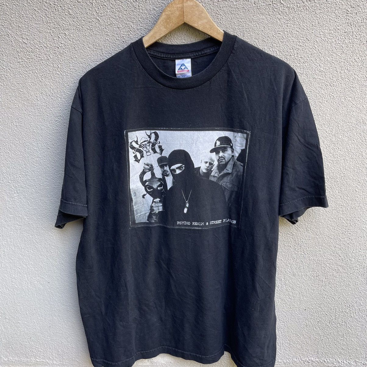 Rap Tees Vintage PSYCHO REALM N STREET PLATOON rap tee gangsta Size US XL / EU 56 / 4 - 2 Thumbnail
