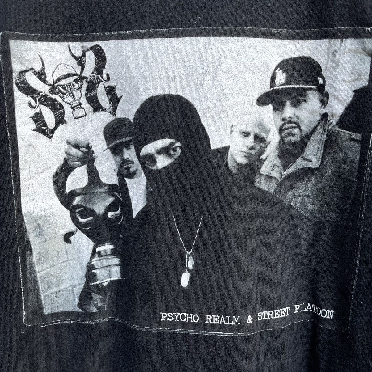 Rap Tees Vintage PSYCHO REALM N STREET PLATOON rap tee gangsta Size US XL / EU 56 / 4 - 4 Thumbnail