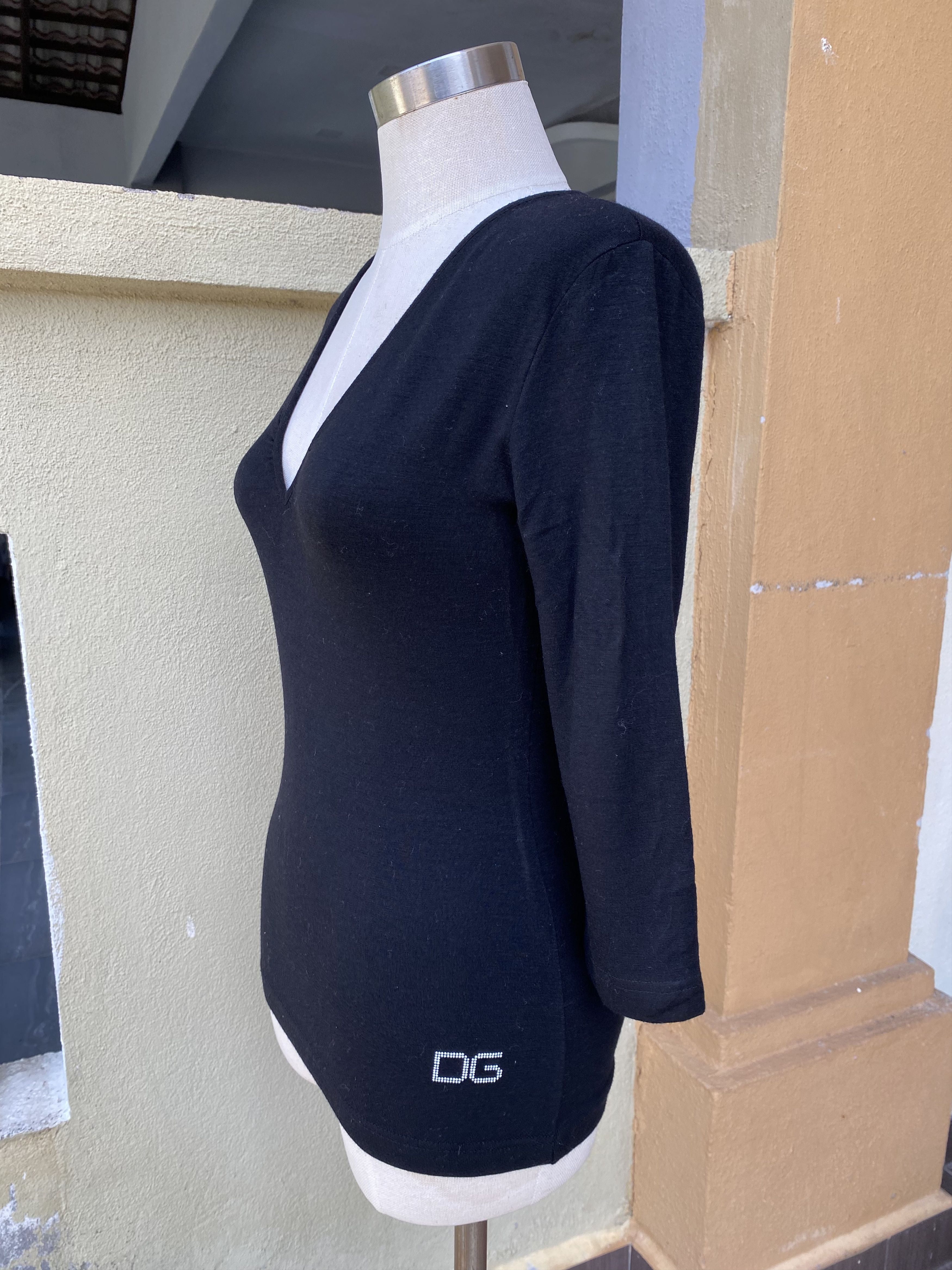 Dolce & Gabbana × Vintage black blouse Size L / US 10 / IT 46 - 3 Thumbnail